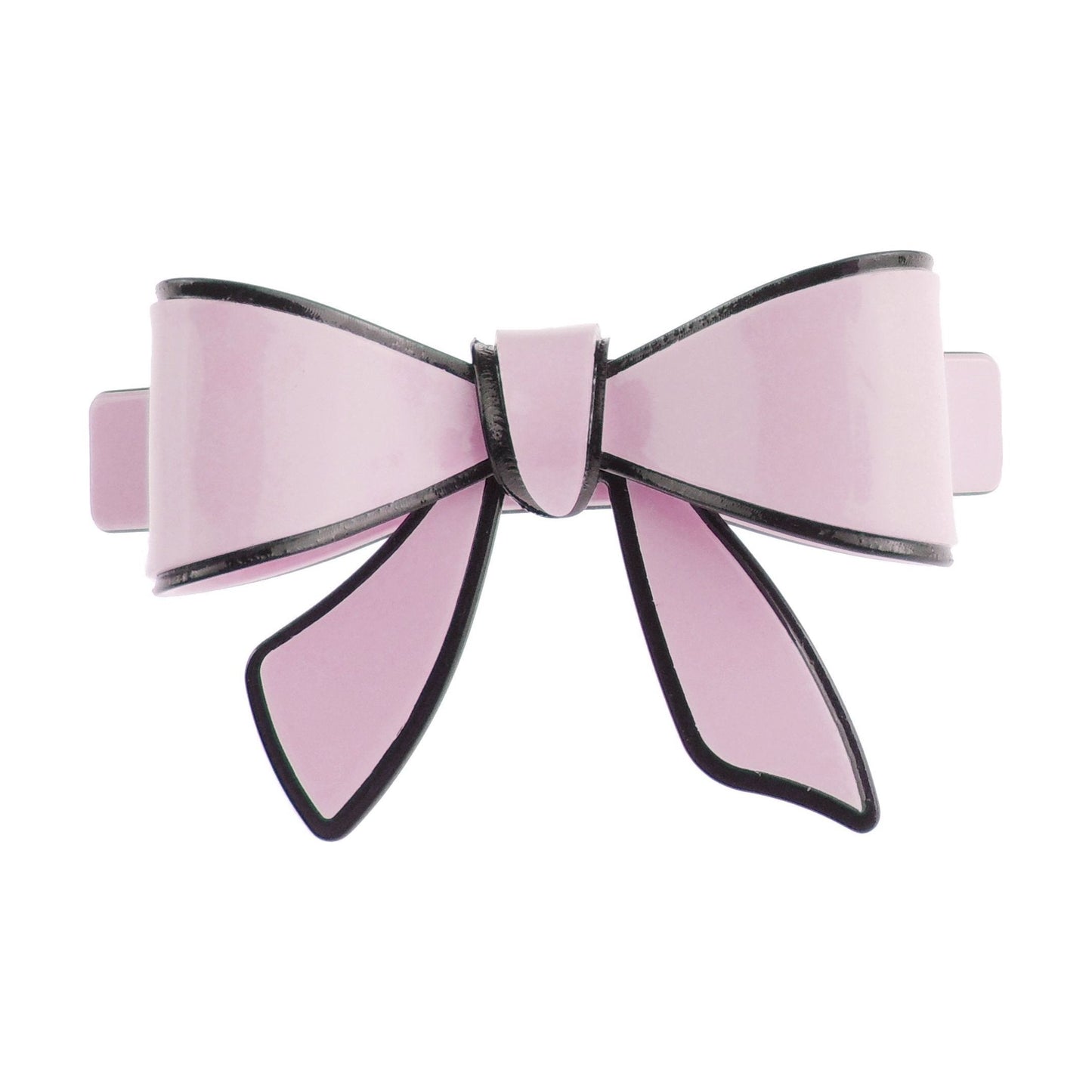 Womens Girls School Retro Wedding Bridal Party Evening Ponytail Fine Hair Accessories Occasion Barrette Hairpin Grip French Metal Spring Clip Candy Colour Pastel Acetate Ribbon Bow Lilac