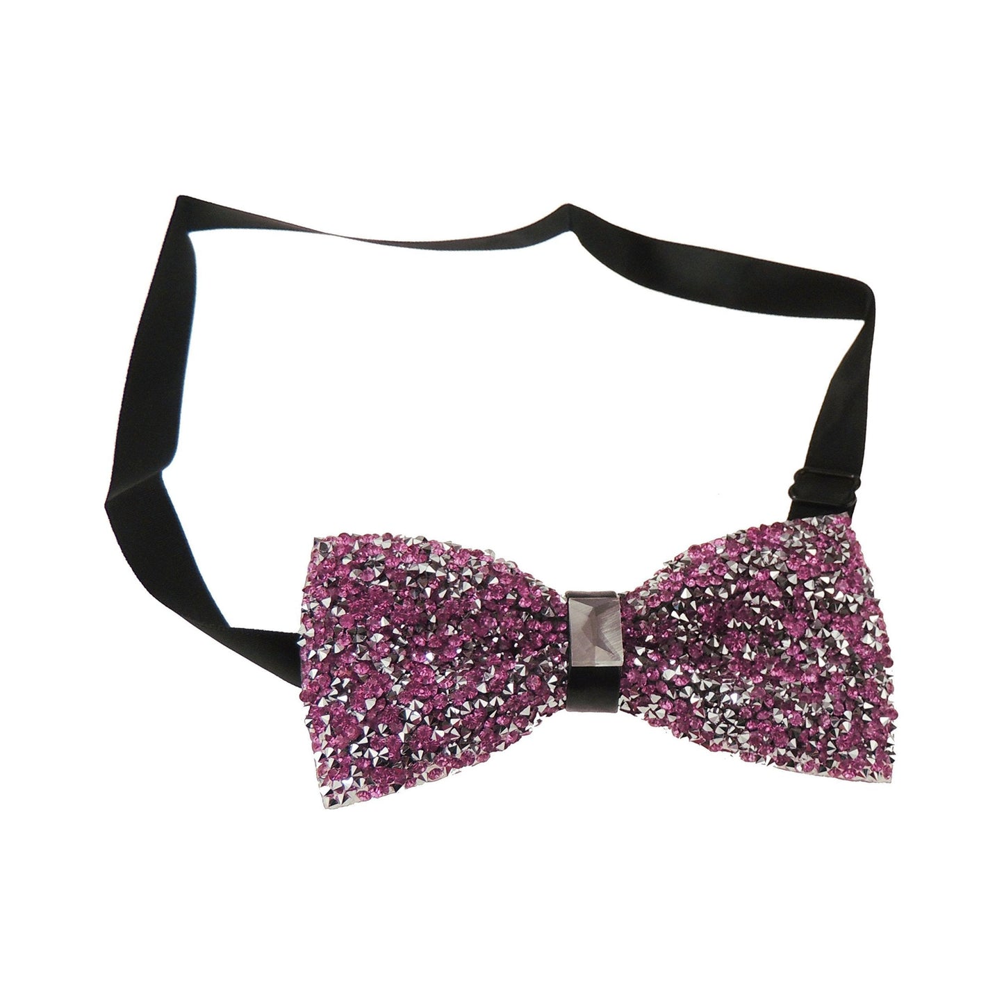Glamour Girlz Men Diamante Beaded Encrusted Sparkly Evening Formal Wedding Black Tie Bow Tie