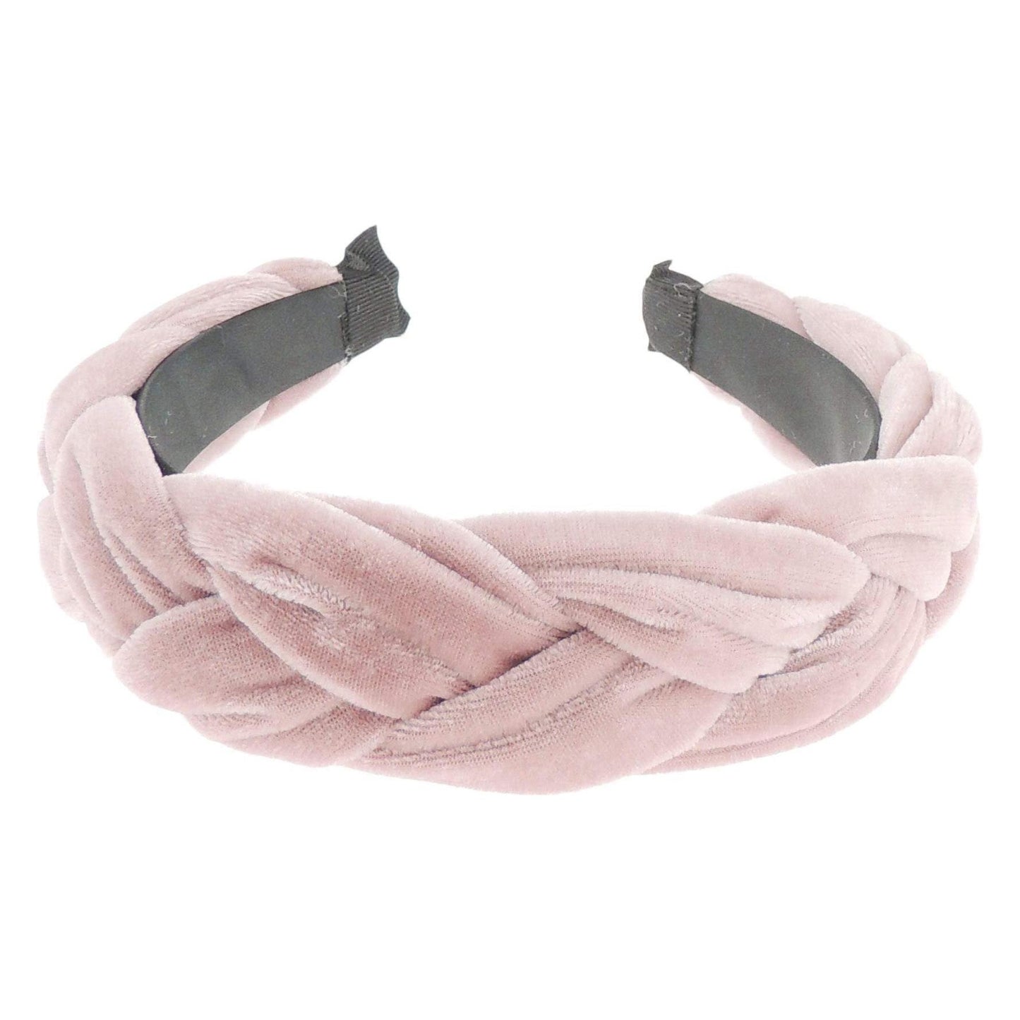 Fashion Formal Plaid Thick Wide Fabric Headband Alice Band Women Hair Accessory Hairband Christmas Birthday Wedding Guest Bridesmaid Prom Dance Holiday Pageant Prom Winter Velvet Plaited