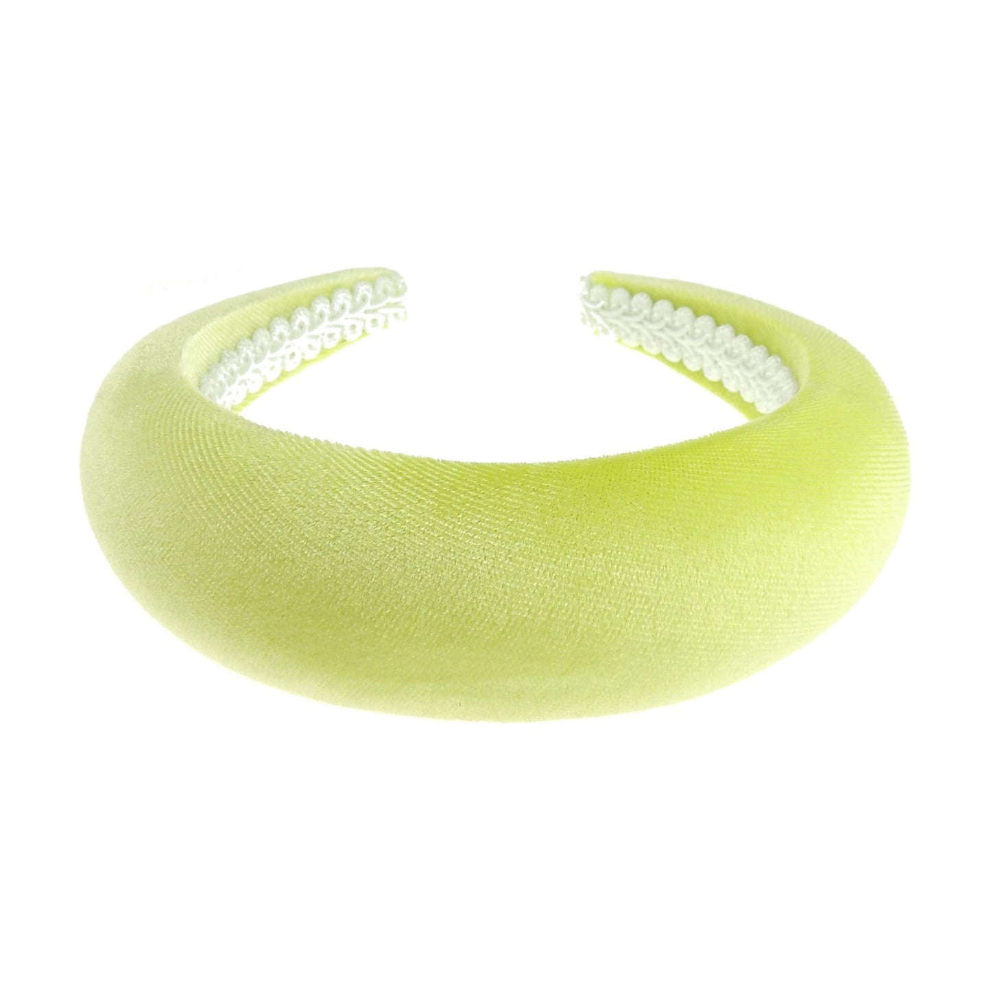 Womens Occasion Wedding Bridal Party Birthday Christmas Evening Wide Thick High Bump Padded Matador Velvet Velour Hair Hairband Headband Alice Band