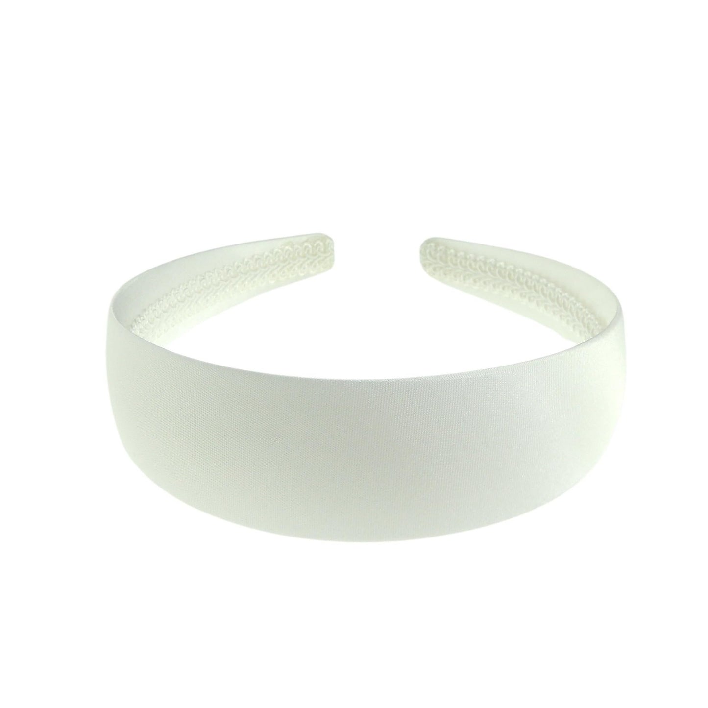 Wide Flat Very Strong 4cm Plain Simple Blank Satin DIY Millinery Hatinator Big Fascinator Fastener Long Thick Hair Accessories Headband Crafts Alice Band Woman