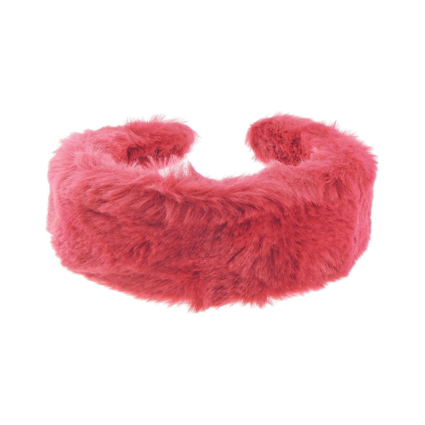 Womens Girls Thick Wide Soft Plush Faux Fur Fabric Boho Vintage Look Winter Christmas Birthday Wedding Bridesmaid Party Headpiece Accessories Hairband Head Hair Headband Alice Band