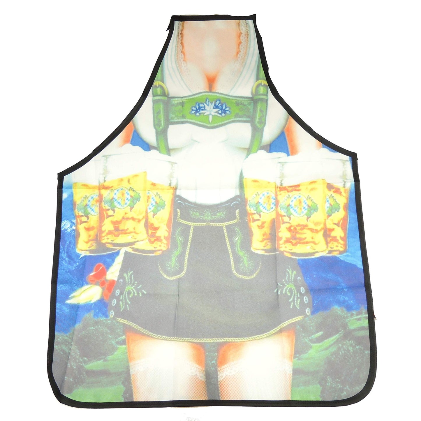 Glamour Girlz Mens Womens Chef Kitchen Cooking Baking BBQ Rude Joke Naughty Funny Novelty Present Stag Do Party Gift Pinny Pinafore Apron Birthday Christmas Traditional German Beer Waitress Dirndl