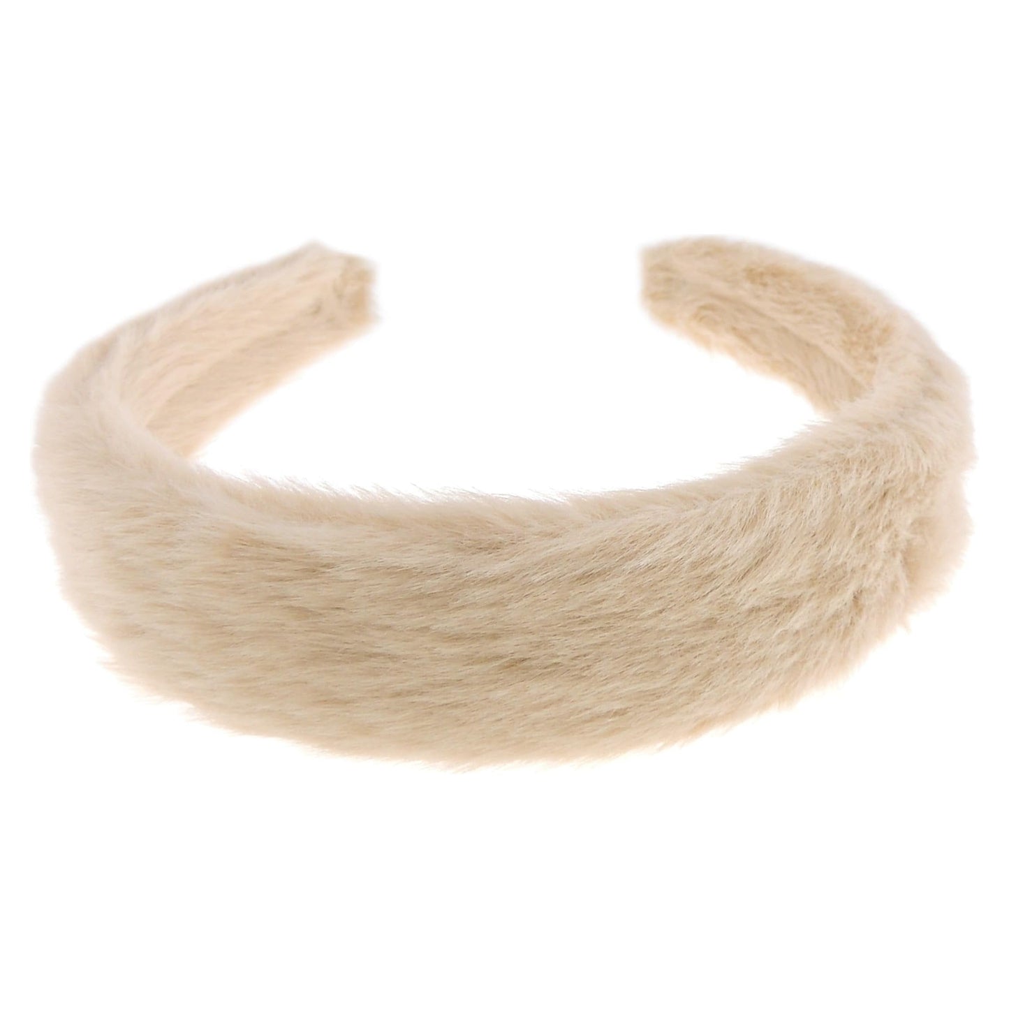 Womens SMALL HEAD Wide Soft Plush Faux Fur Fabric Boho Winter Christmas Birthday Wedding Bridesmaid Party Headpiece Hair Head Headband Alice Band