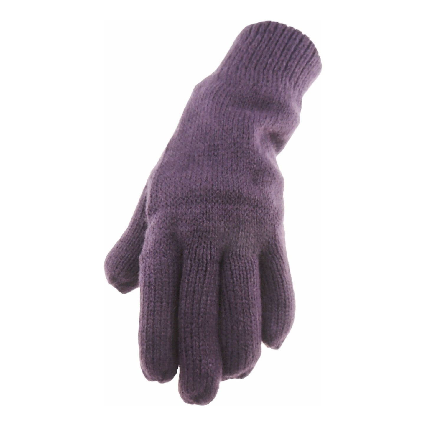Glamour Girlz Ladies Warm Winter Thermal Knit Warm Winter Cuff Gloves