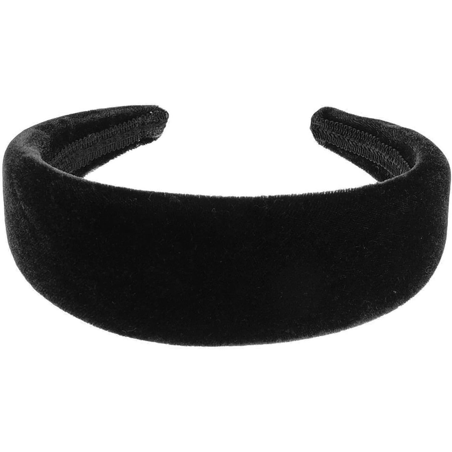 Ladies Girls Evening Wide 4cm Slightly Padded Velvet Headband Alice Band