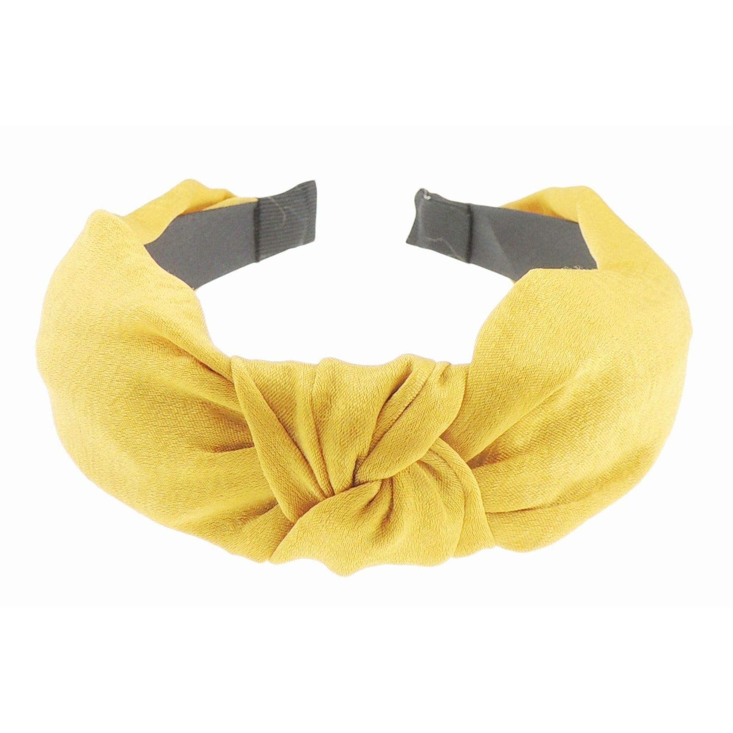 Ladies Draped Slinky Silk Look Top Knot Headband Alice Band