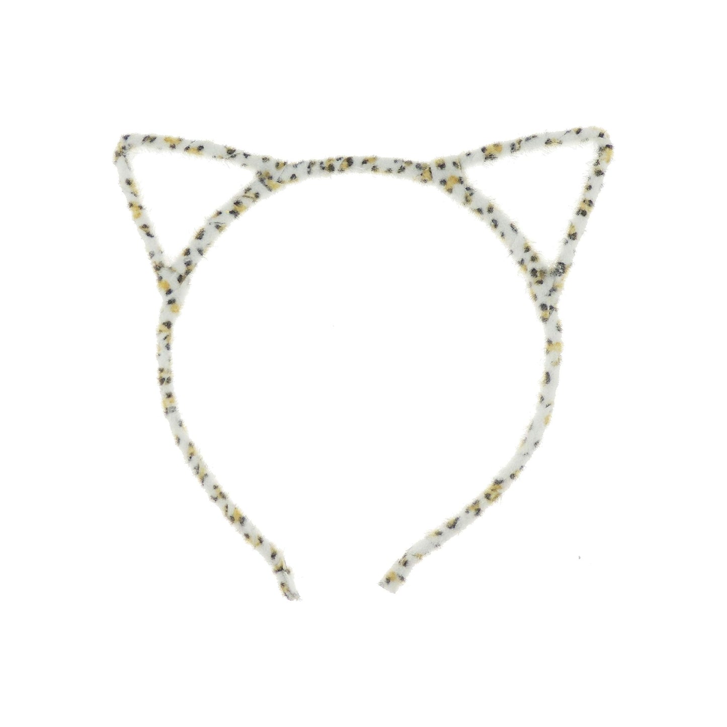 Glamour Girlz Unisex Womens Fuzzy Stencil Animal Cat Ears Narrow Halloween Costume Outfit Party School Play Headband Hair Hoop Accessories Headpiece Alice Band Hairband Deeley Bopper
