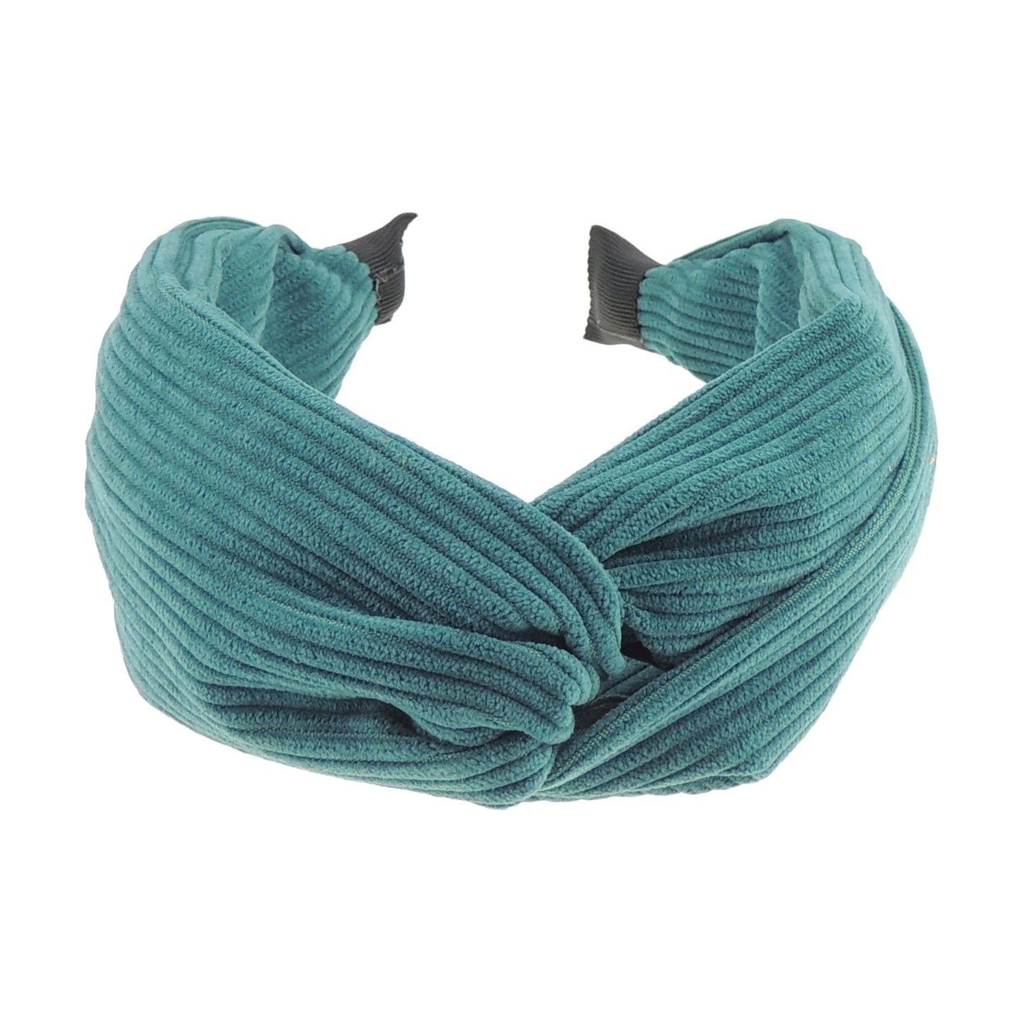 Womens Evening Knot Twist Twisted Turban Wide Thick Formal Boho Headband Alice Band Hair Accessories Hairband Christmas Wedding Bridesmaid Party Winter Soft Corduroy