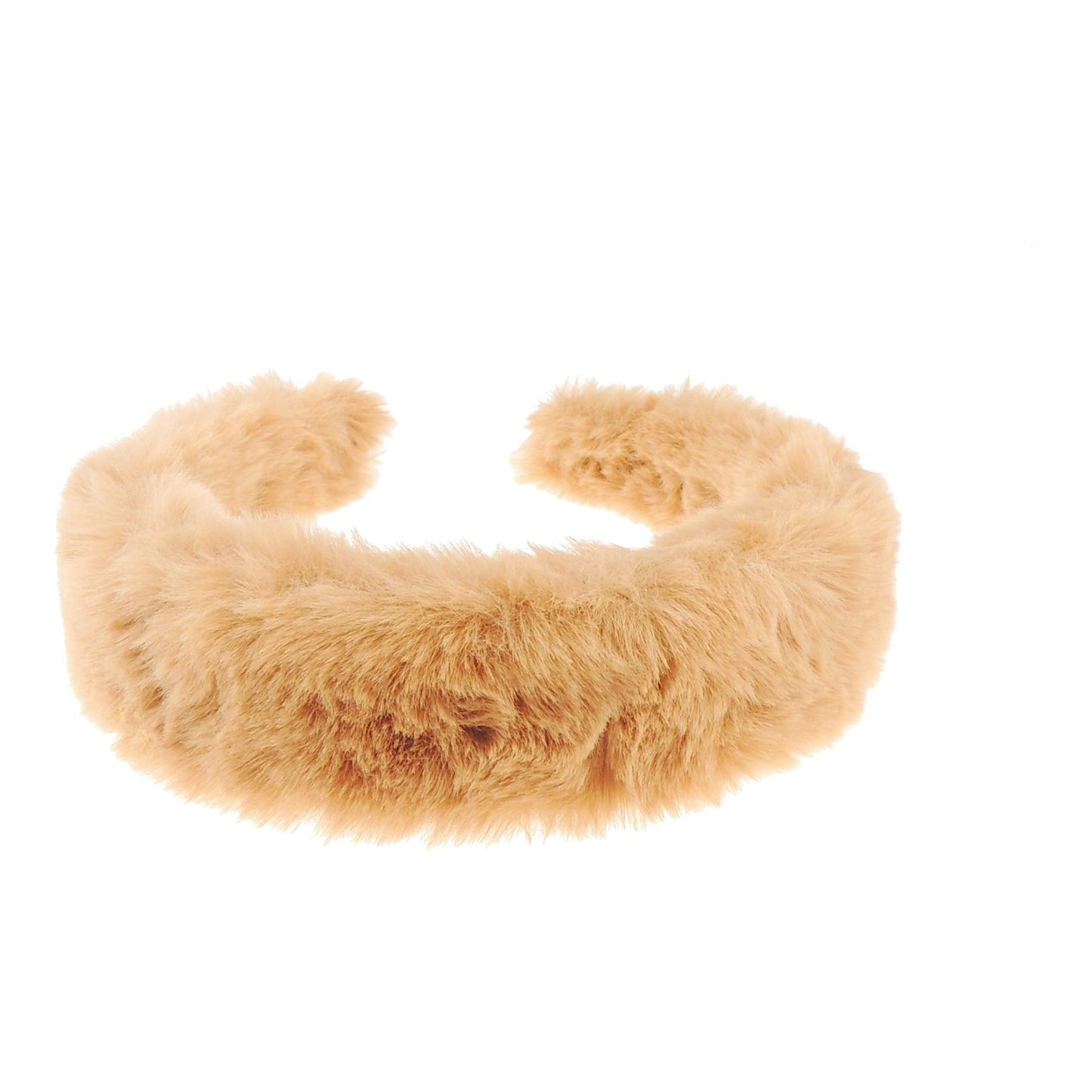 Ladies Wide Soft Faux Fur Fabric Winter Festive Headband Alice Band