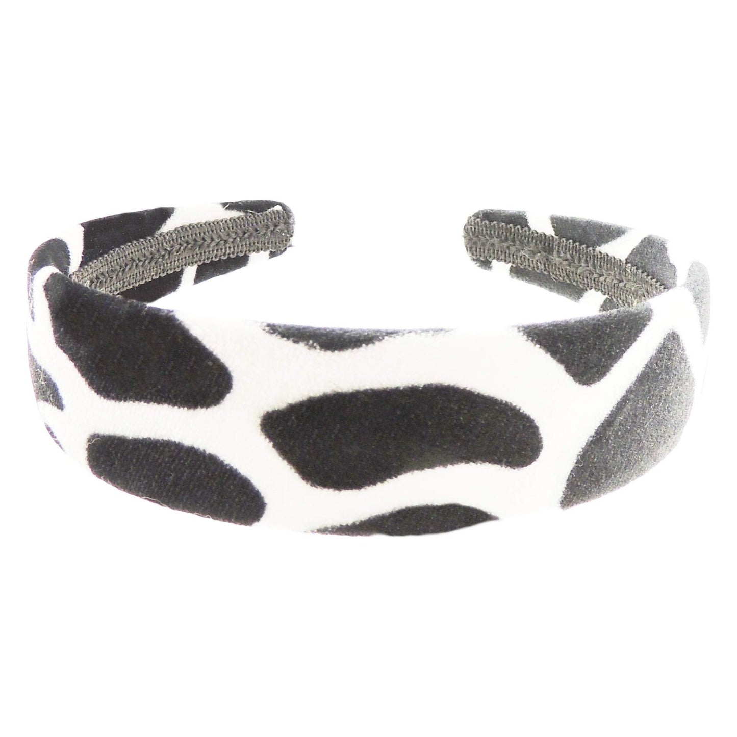 SMALL HEAD Womens Girls Velvet Fabric Winter Accessory Wedding Guest Headpiece Formal Dance Christmas Party Birthday Headband Hair Hoop Alice Band Polka Dot Dogtooth Giraffe Leopard