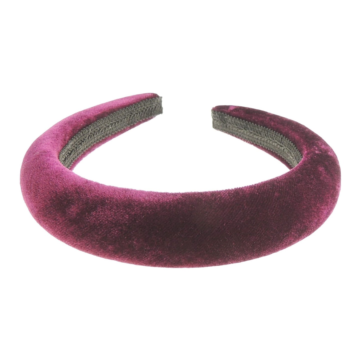 Womens Luxury Bump Padded Puffy Velvet Headband Winter Evening Wedding Party Birthday Bridal Christmas Birthday Bridesmaid Alice Band Hair Accessories Hairband, Gift Idea