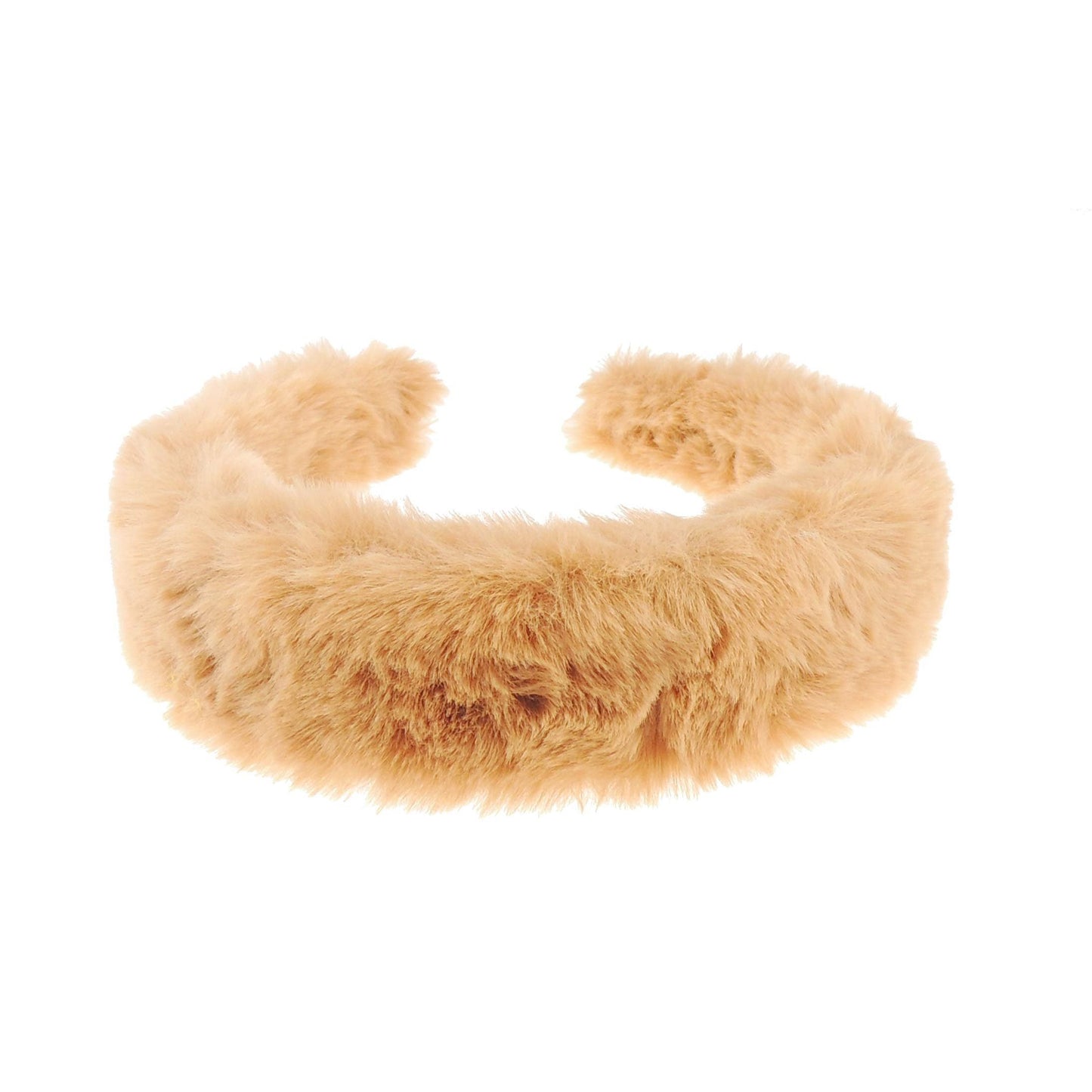 Ladies Wide Soft Faux Fur Fabric Winter Festive Headband Alice Band