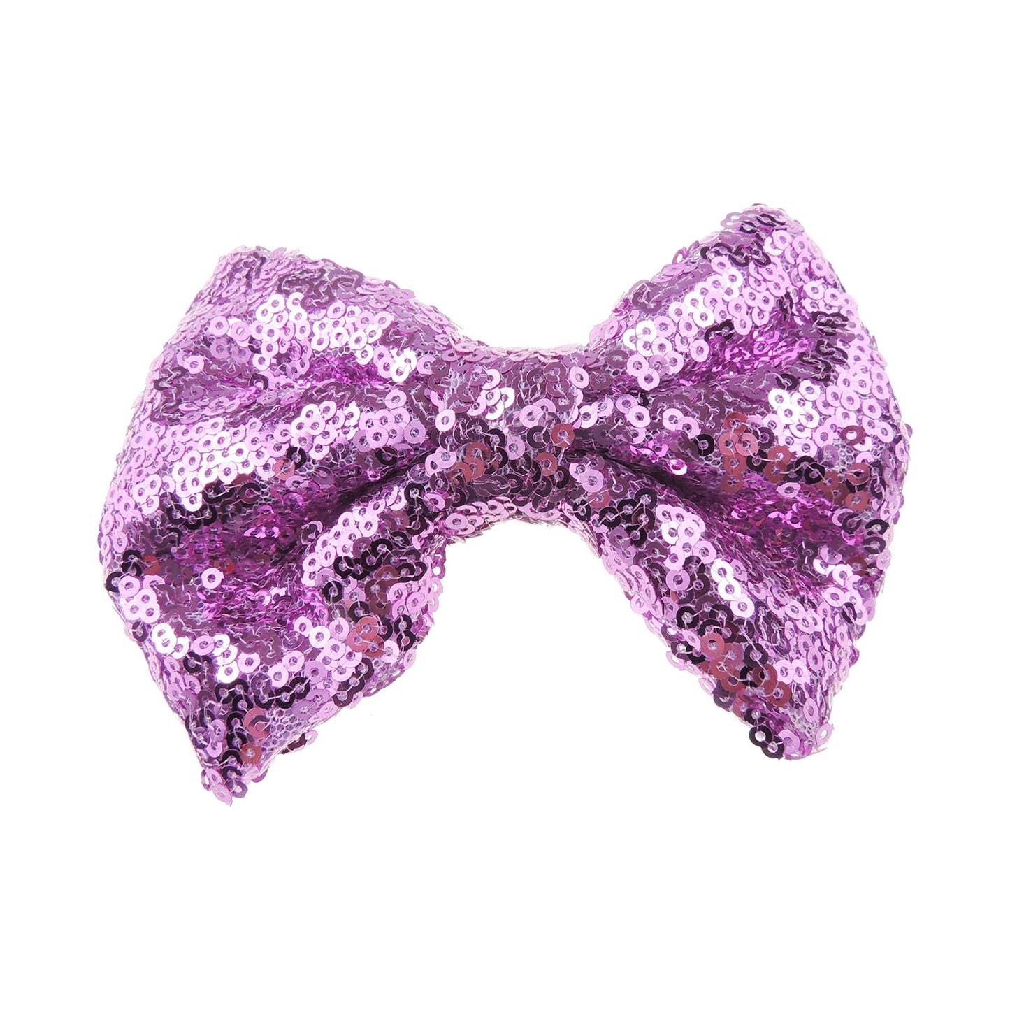 Pretty Girls Ladies Sparkly Sequin Evening Party 12cm Bow Croc Concord Hair Clip