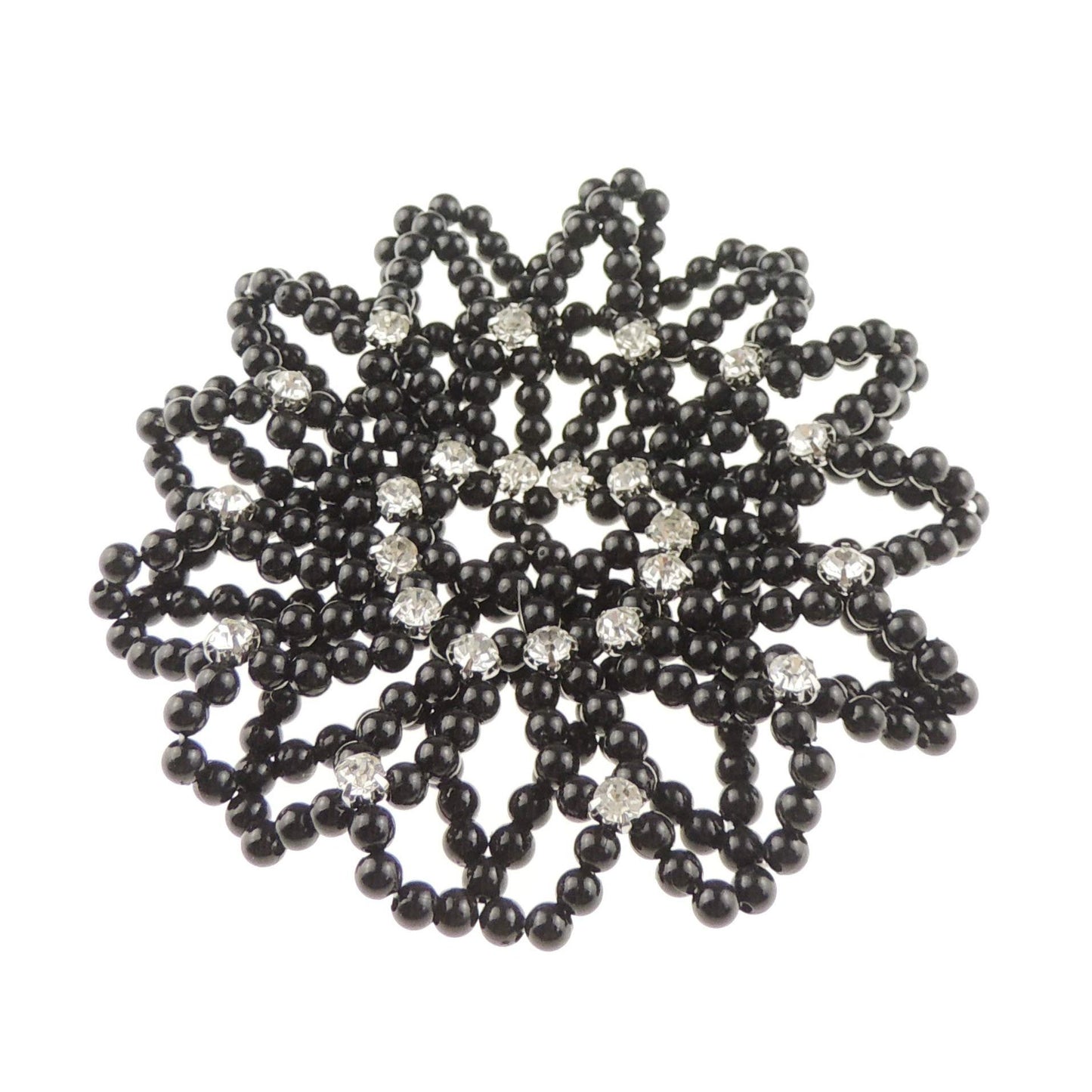 Womens Kids Children Girls Dance Ballerina Recital Ballet Crystal Rhinestone Diamante Princess Ballet Recital Dance Hair Jewelery Accessories Bun Snood Net Holder Faux Pearl