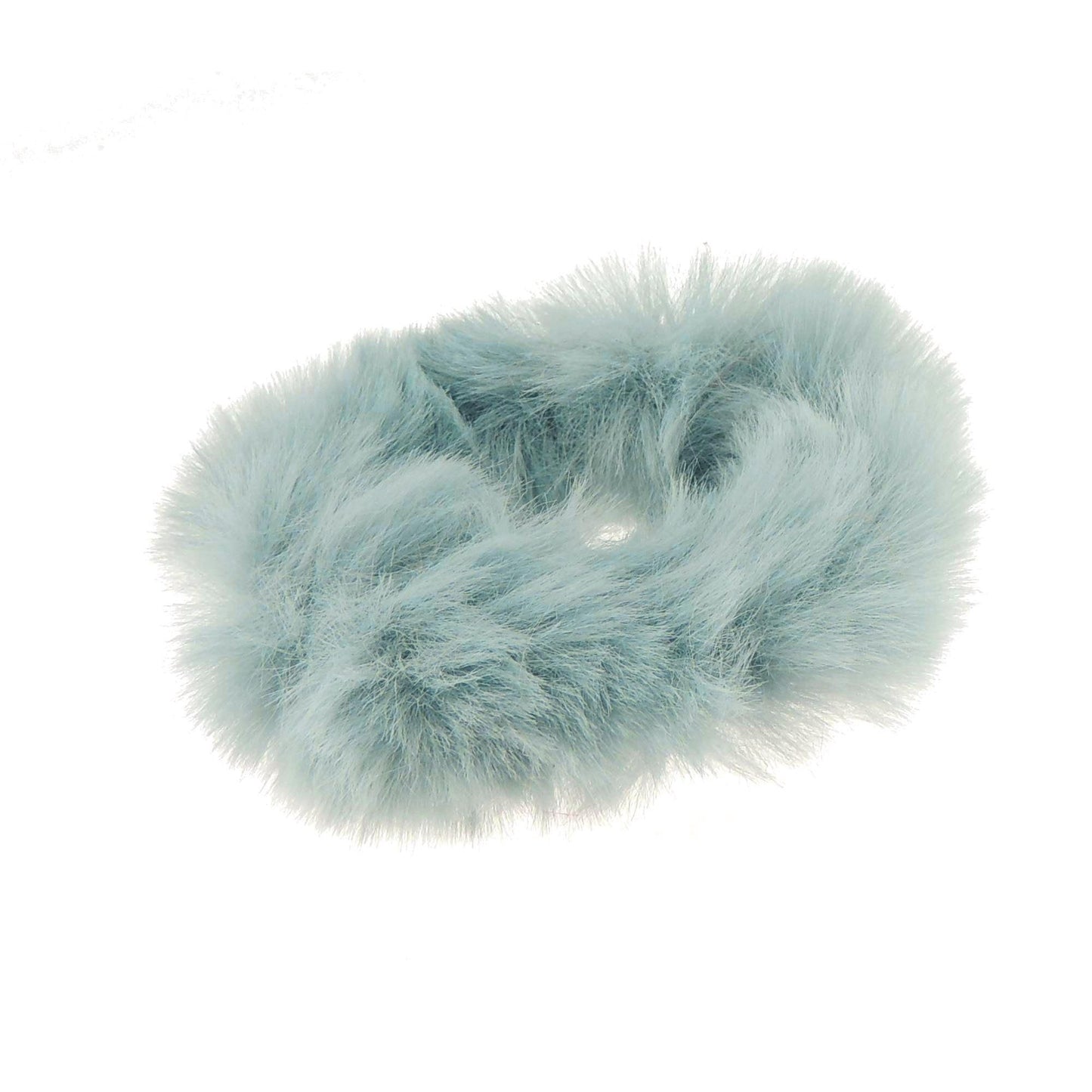 Cute Womens Girls Soft Plush Faux Fur Fabric Winter Sleep Christmas Birthday Wedding Bridesmaid Party Ponio Tie Elastic Accessories Bobbles Ponytail Holder Band Hair Scrunchie
