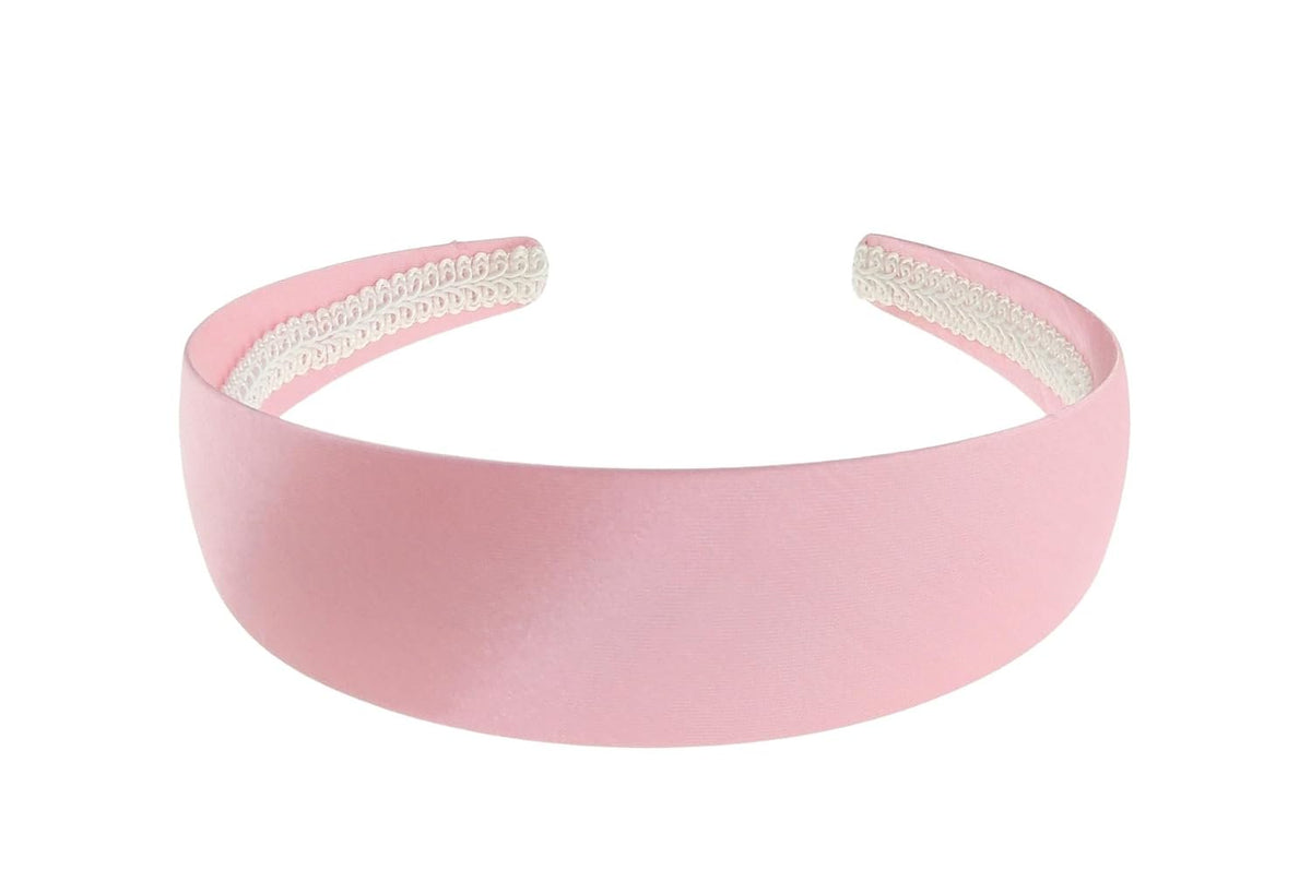 Wide Flat Very Strong 4cm Plain Simple Blank Satin DIY Millinery Hatinator Big Fascinator Fastener Long Thick Hair Accessories Headband Crafts Alice Band Woman