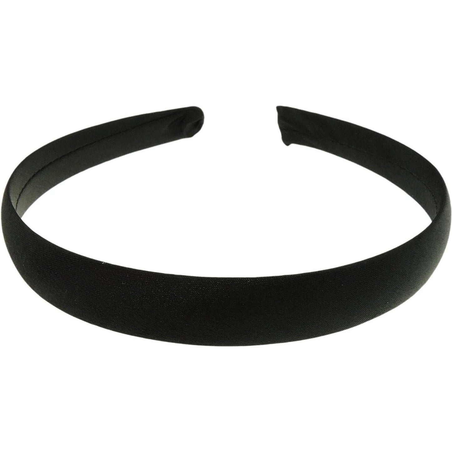 GIRLS School Uniform Birthday Party Wedding Dance Recital Play Flower Girl Special Occasion Hair Accessories Plain Satin 2cm Short Long Hair Headband Alice Band Hairband (Navy, 2cm)
