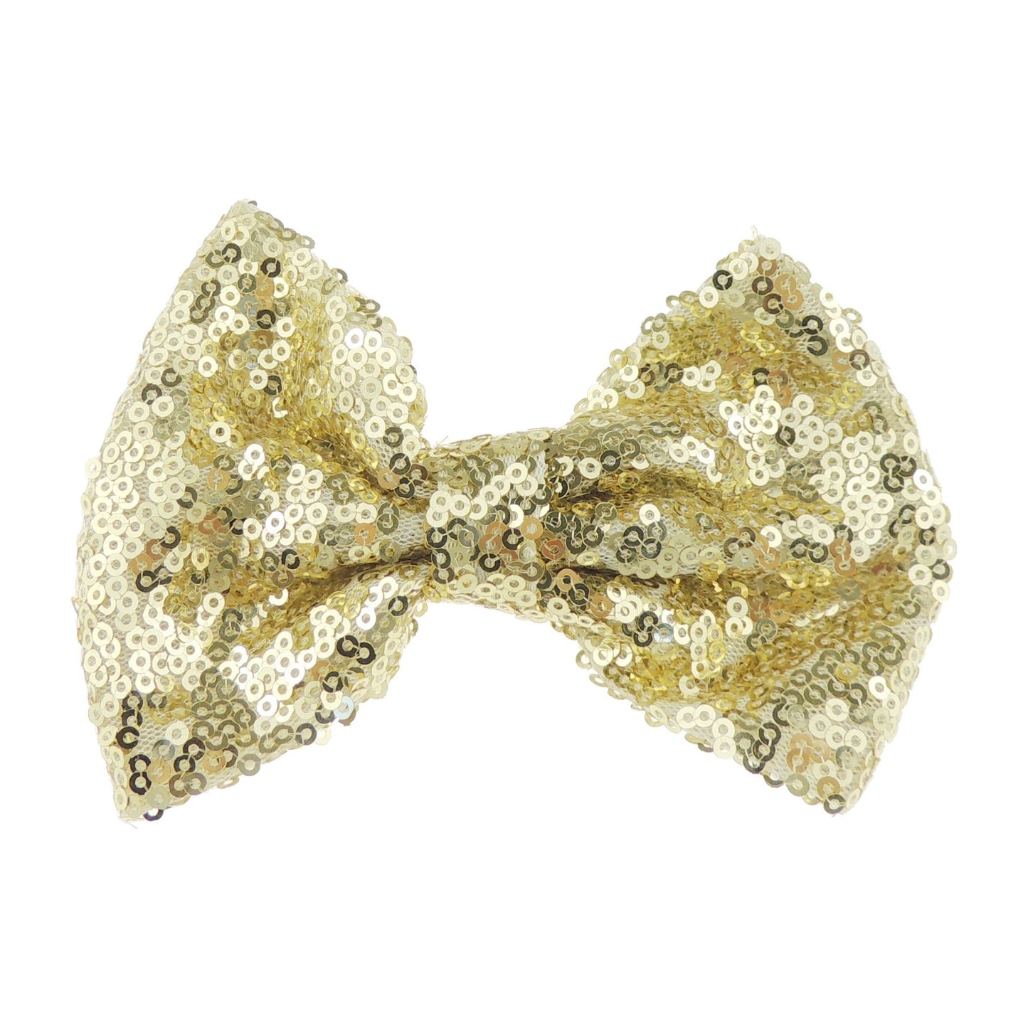 Pretty Girls Ladies Sparkly Sequin Evening Party 12cm Bow Croc Concord Hair Clip