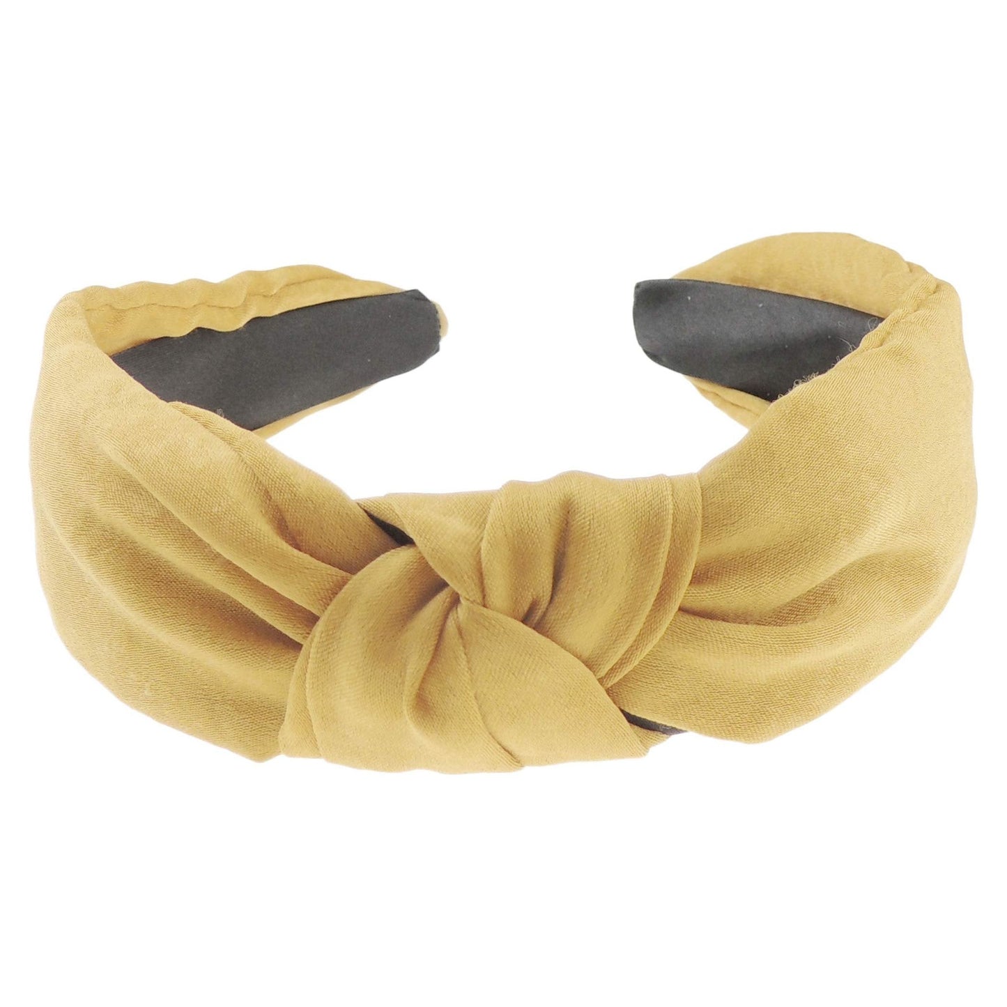 Ladies Draped Slinky Satin Top Knot Headband Alice Band