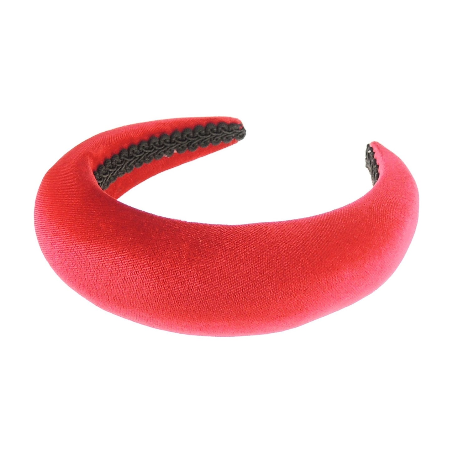 Womens Occasion Wedding Bridal Party Birthday Christmas Evening Wide Thick High Bump Padded Matador Velvet Velour Hair Hairband Headband Alice Band
