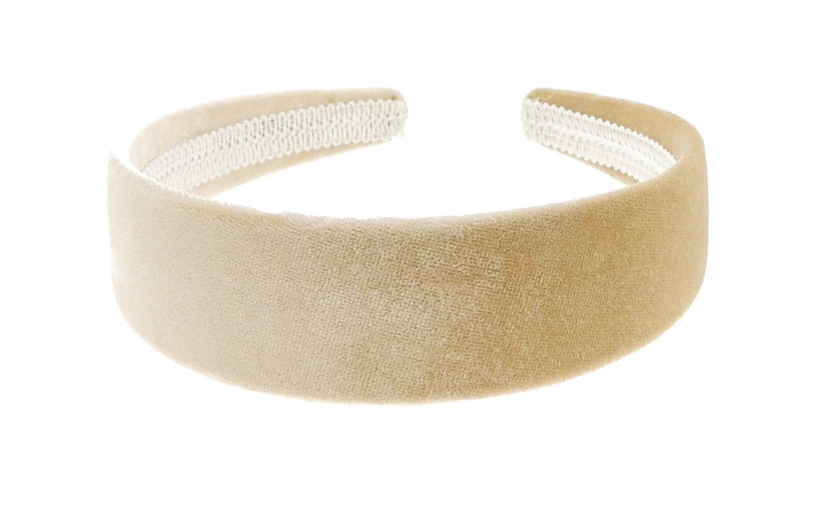 Womens Girls Black Plush Occasion Wedding Bridal Party Birthday Christmas Evening 3cm Wide Velvet Velour Hair Hairband Accessories Headband Alice Band