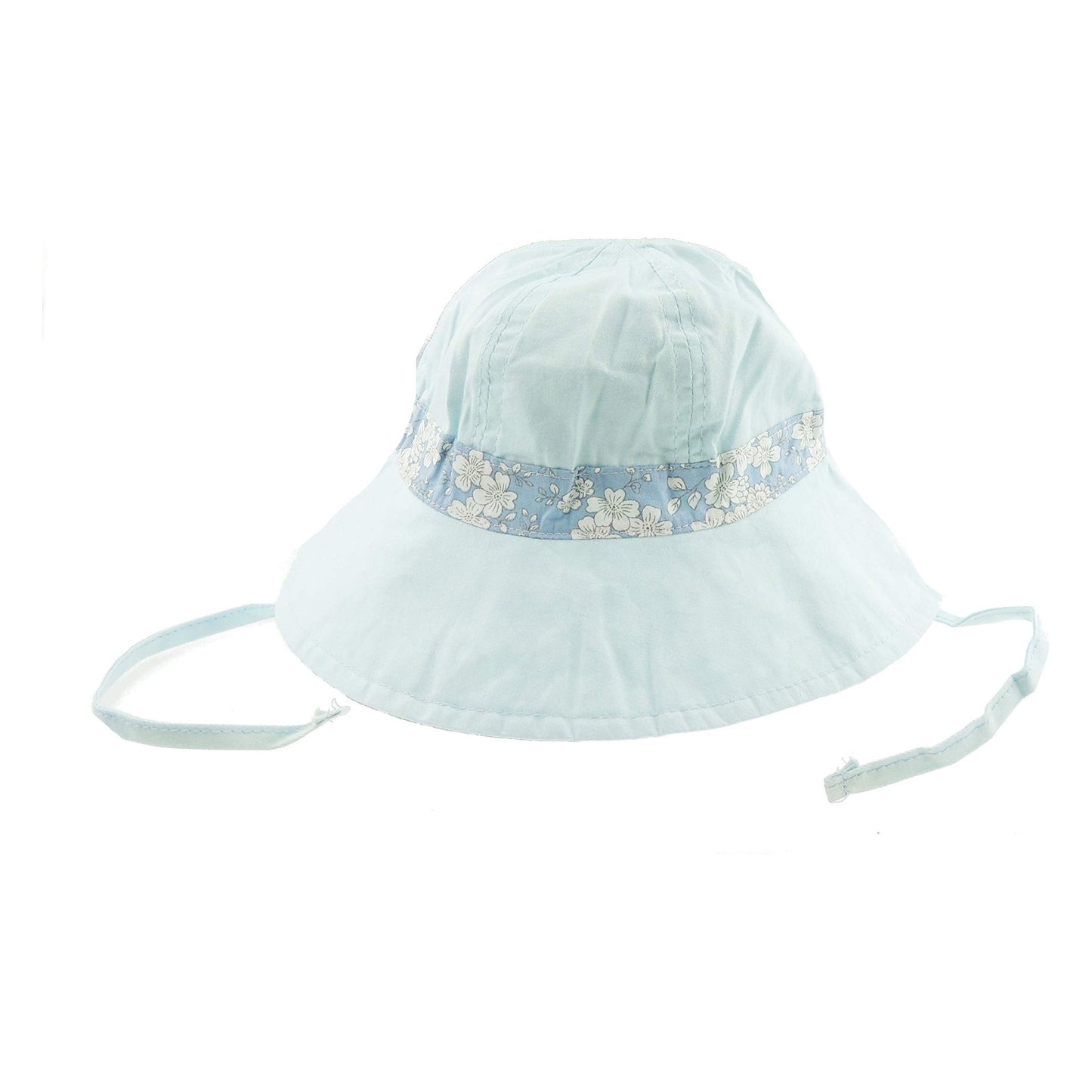 Glamour Girlz Baby Girls Floral Print Leaves Reversible Summer Holiday Bucket Cloche Sun Hat 6-18 Months