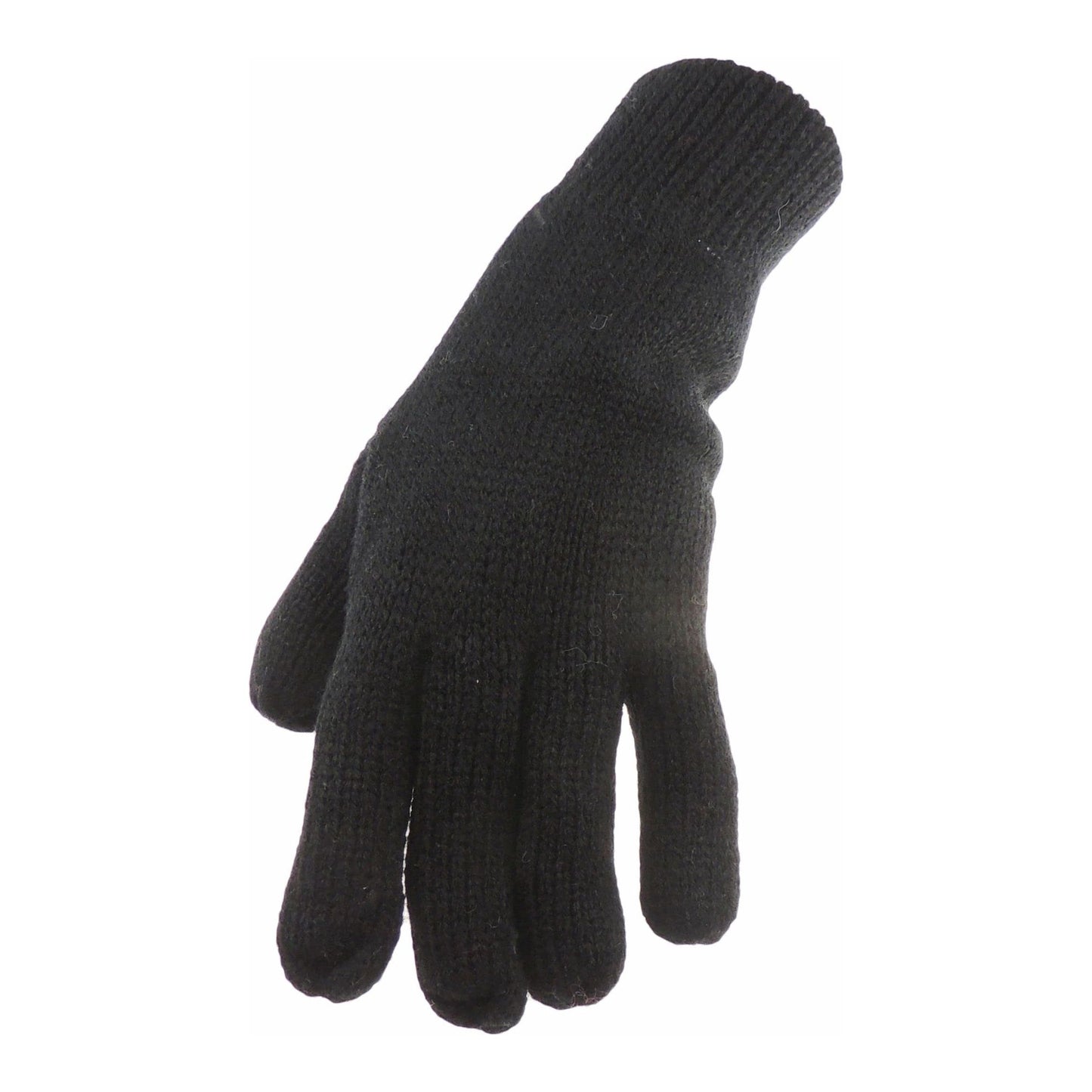 Glamour Girlz Ladies Warm Winter Thermal Knit Warm Winter Cuff Gloves