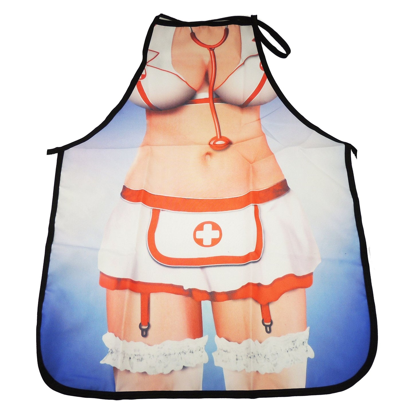 Glamour Girlz Mens Womens Chef Kitchen Cooking Baking BBQ Rude Joke Naughty Funny Novelty Present Stag Do Party Gift Pinny Pinafore Apron Birthday Christmas Hot Nurse Outfit