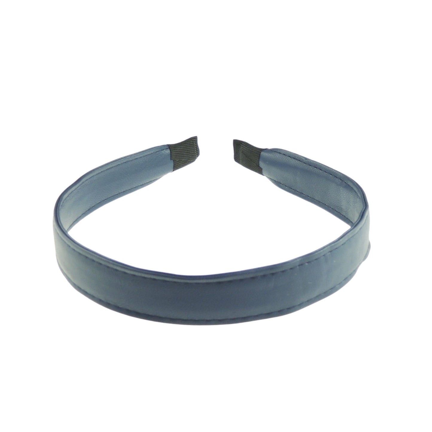 Womens Leather Look Vegan 2cm Stitched Edge Headband Winter Evening Wedding Party Birthday Bridal Christmas Birthday Bridesmaid Alice Band Hair Accessories Hairband