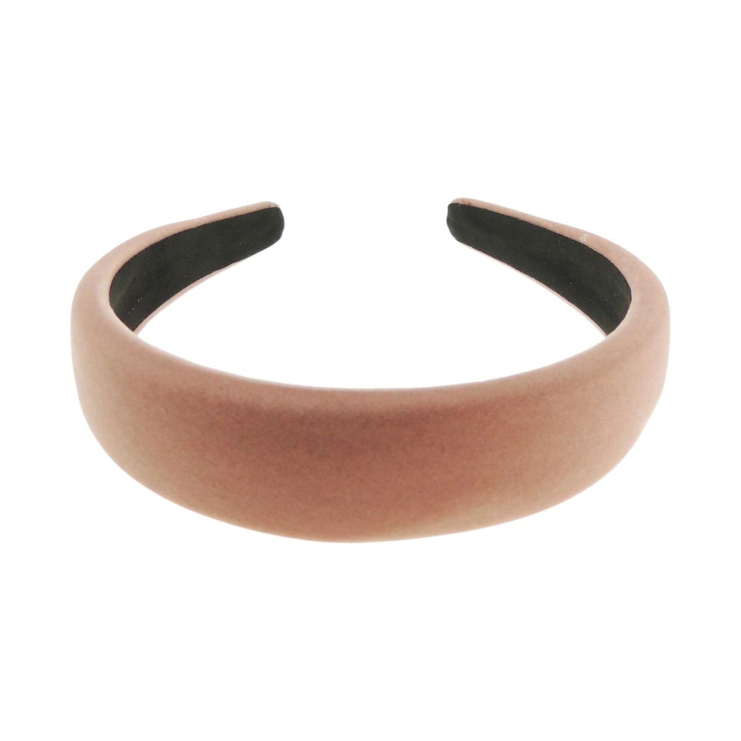 Womens Slightly Padded Velvet Evening Winter Fashion Formal 4cm Wide Fabric Headband Alice Band Hair Hairband Christmas Birthday Wedding Gift Bridesmaid Dance Holiday Prom