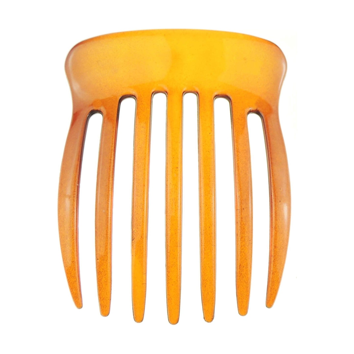 Ladies Vintage Look Womens Girls Party Evening Large Plastic Ponytail Fine Hair Accessories Occasion Party School Comb Slide Tort Brown