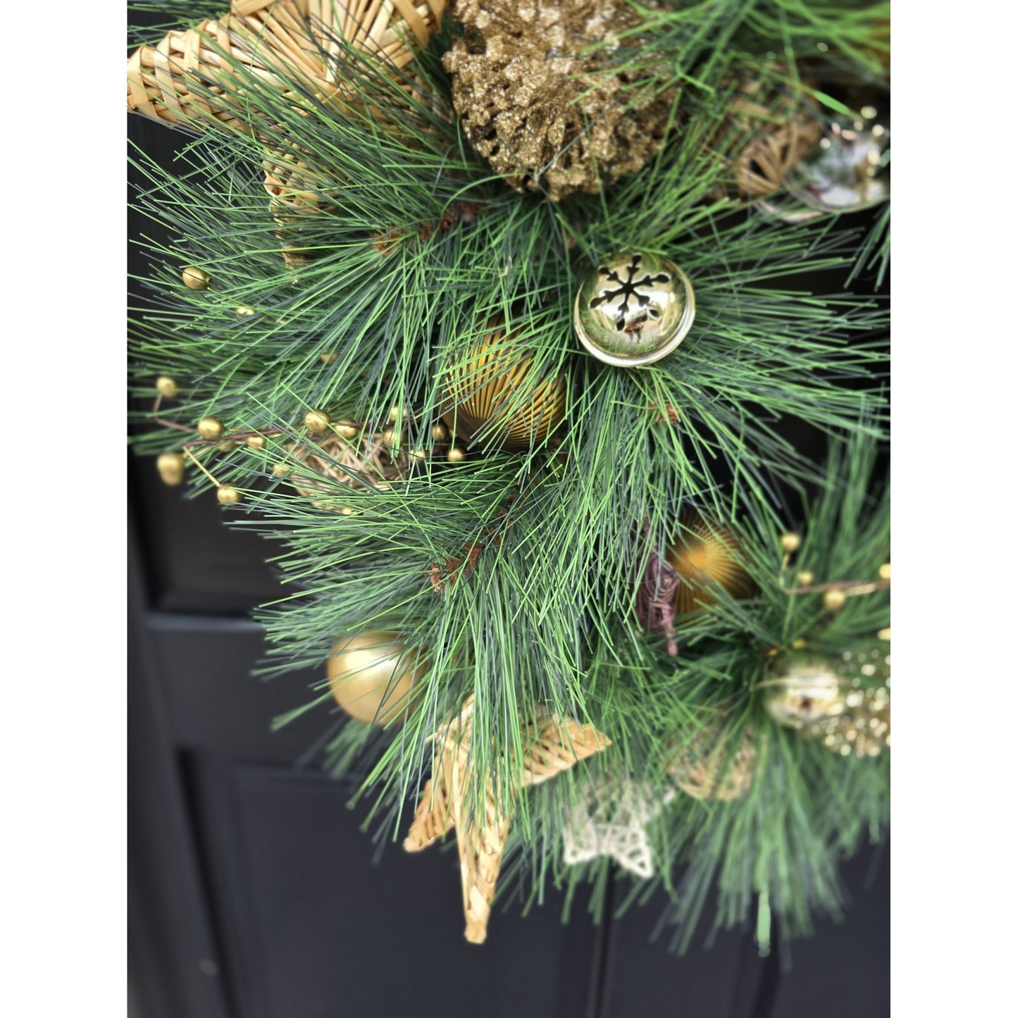 Traditional Wreath, Farmhouse Wreath, Green Wreath, Luxury Christmas Wreath, Christmas Decor, Christmas Decoration, Home Decor, Door Wreath