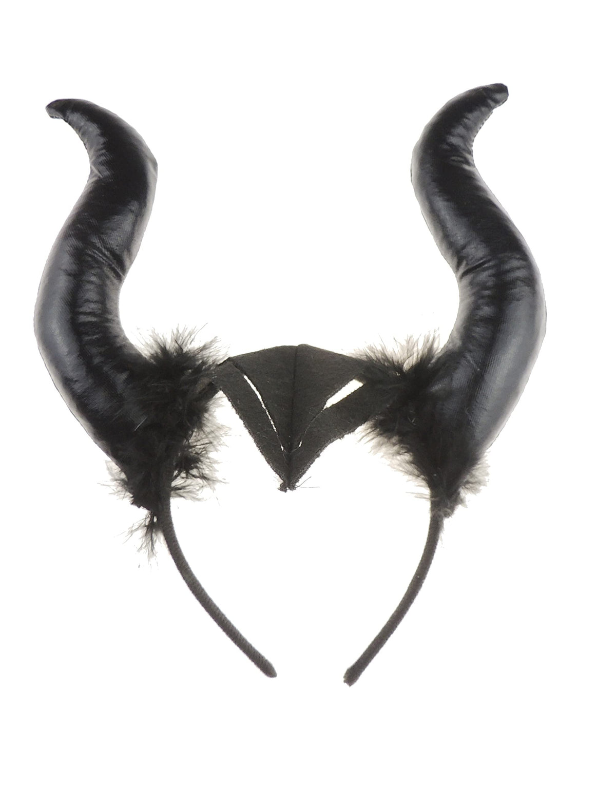 Fancy Dress Party Costume Gothic Halloween Accessory Deeley Bopper Headband Devil Horns Black Satan