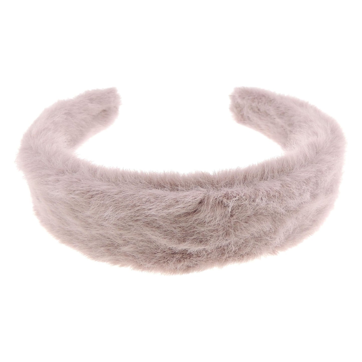 Womens SMALL HEAD Wide Soft Plush Faux Fur Fabric Boho Winter Christmas Birthday Wedding Bridesmaid Party Headpiece Hair Head Headband Alice Band