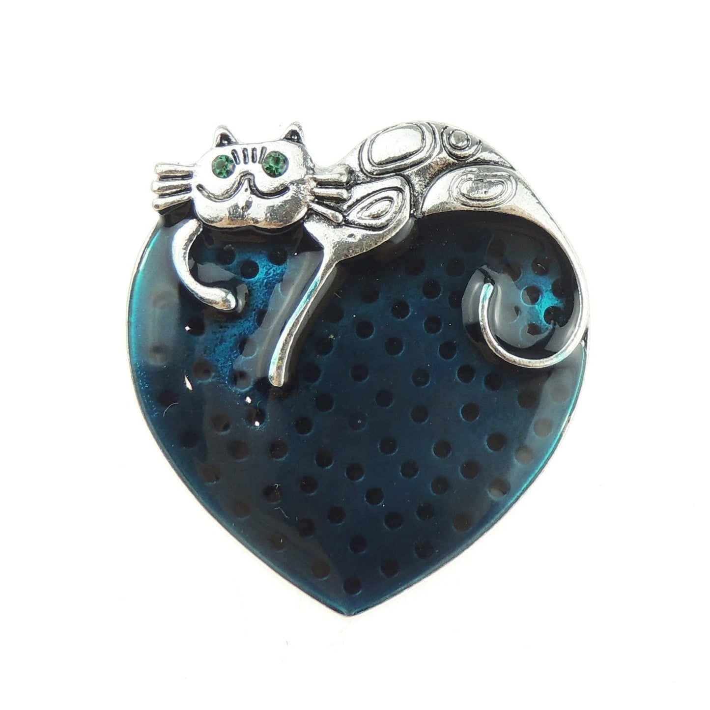 Womens Mens Christmas Birthday Gift Coat Scarf Coat Jacket Shawl Mother Groom Bride Diamante Crystal Brooch Badge Breastpin Corsage Pin Enamel Lazy Sleeping HEart Cat Kitten Kitty