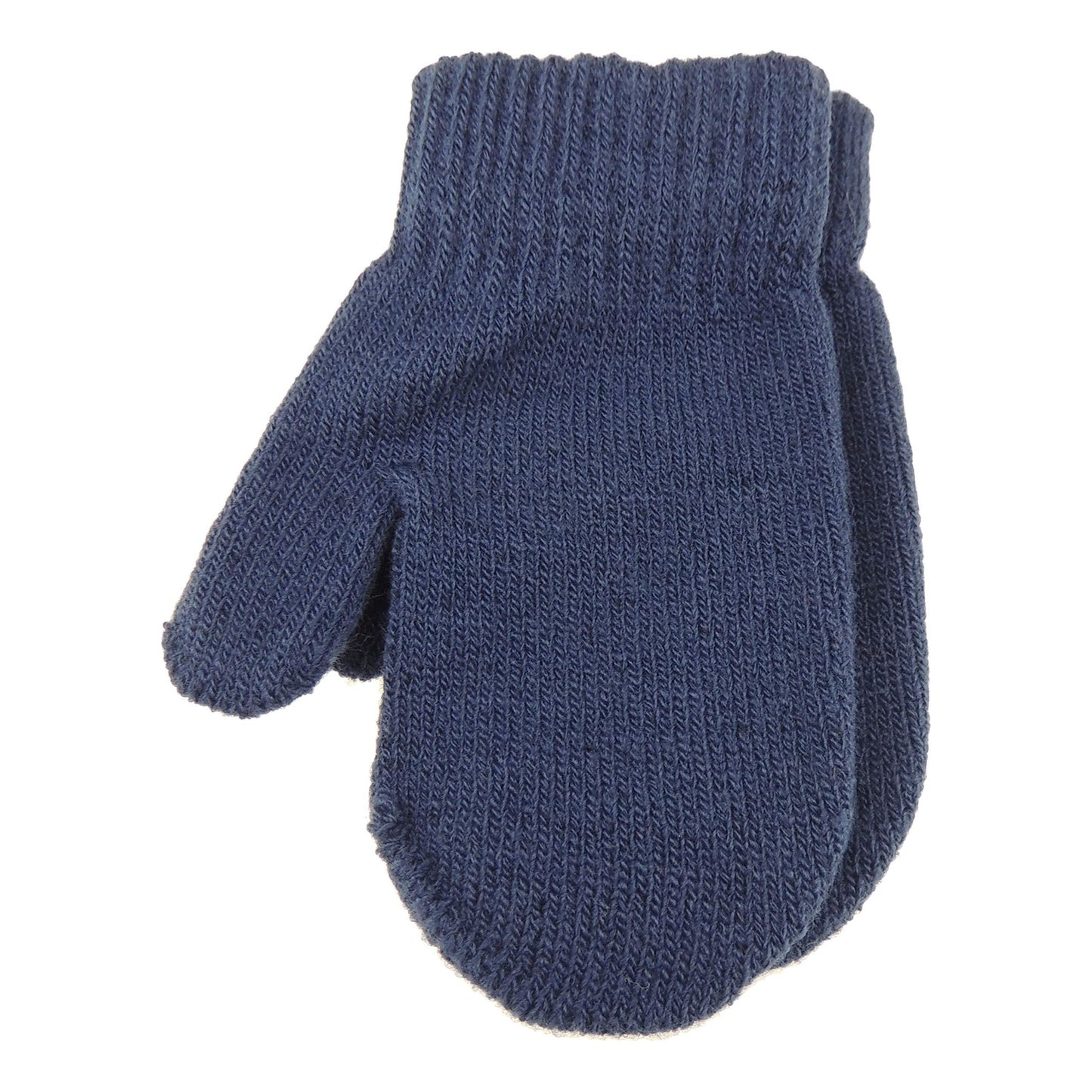 Cute Baby Girls Boys Gender Neutral Toddler Babies Childrens Kids Warm Winter Knit Knitted Magic Stay On Mitts Outdoor Autumn Shower Christmas Gift Fluffy Mittens Gloves 0 Months (Newborn Blue)