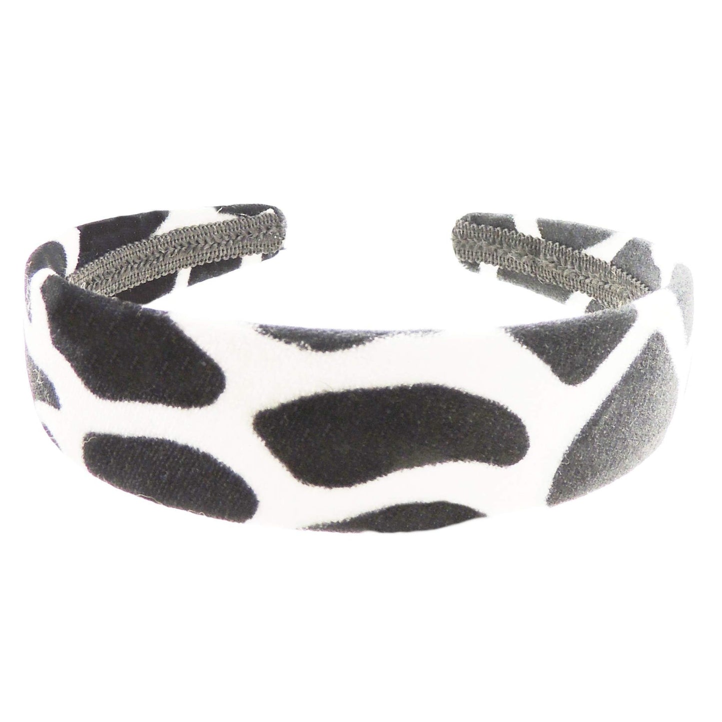 SMALL HEAD Womens Girls Velvet Fabric Winter Accessory Wedding Guest Headpiece Formal Dance Christmas Party Birthday Headband Hair Hoop Alice Band Polka Dot Dogtooth Giraffe Leopard