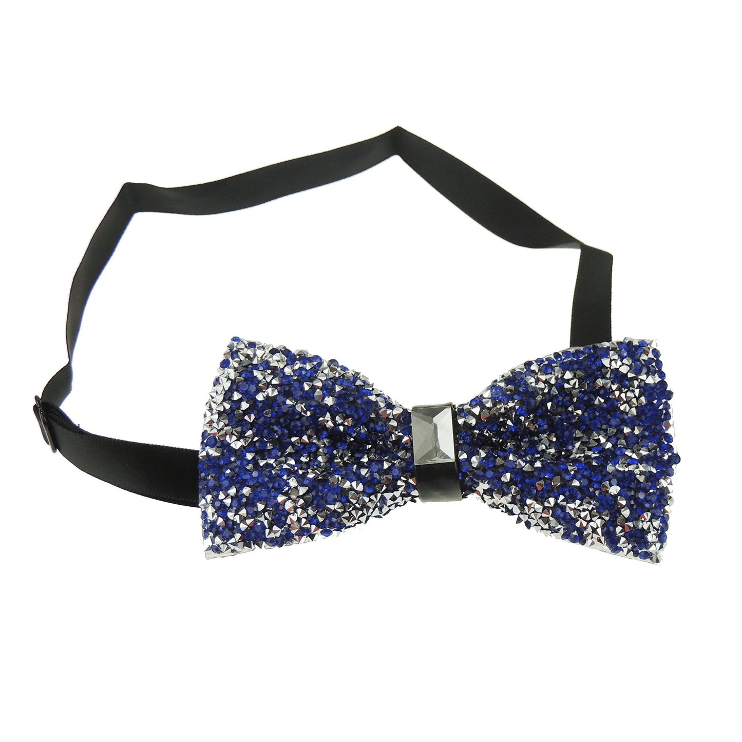 Men Diamante Beaded Encrusted Sparkly Evening Formal Wedding Black Tie Bow Tie