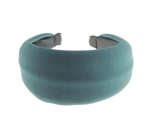 Womens 5cm Wedding School Party Work Birthday Christmas Idea Sponge Padded Fabric Jersey Hair Hairband Accessories Headband Alice Band