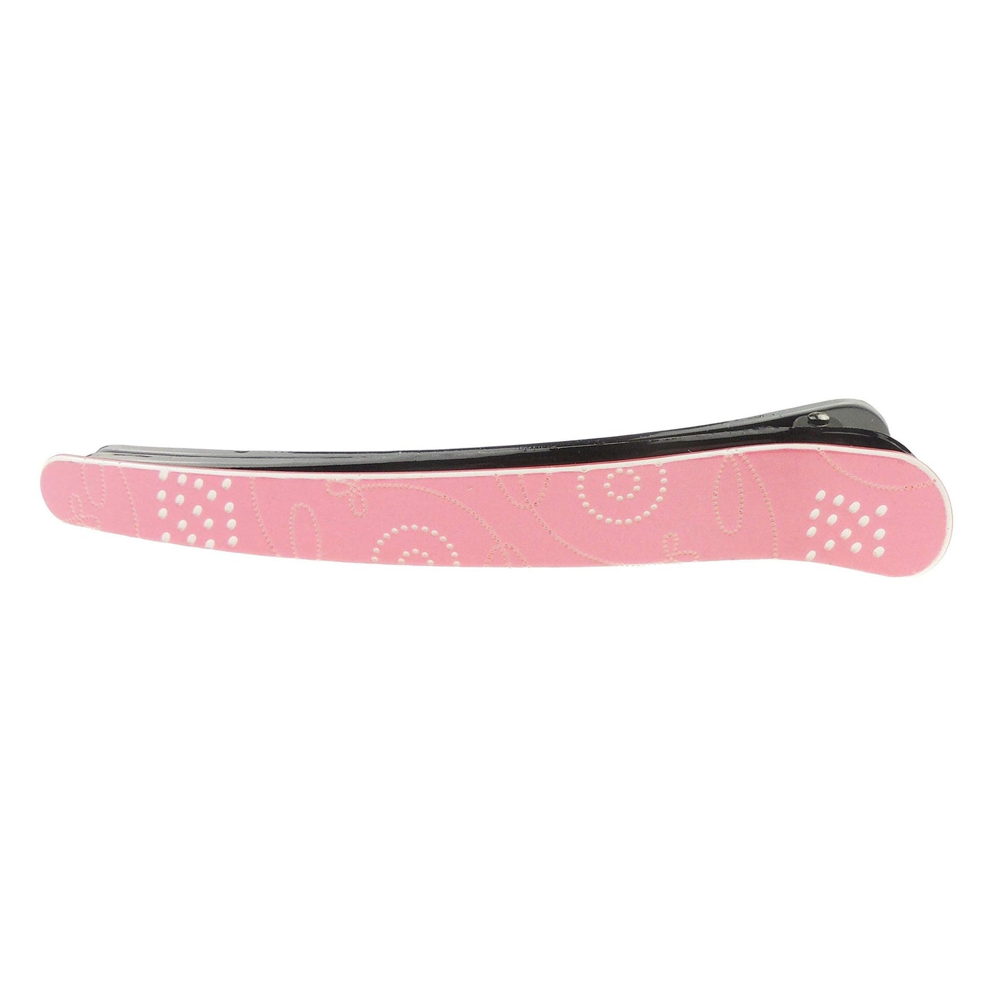 Ladies Girls Long Swirly Ditsy Printed Hair Alligator Beak Hair Clip