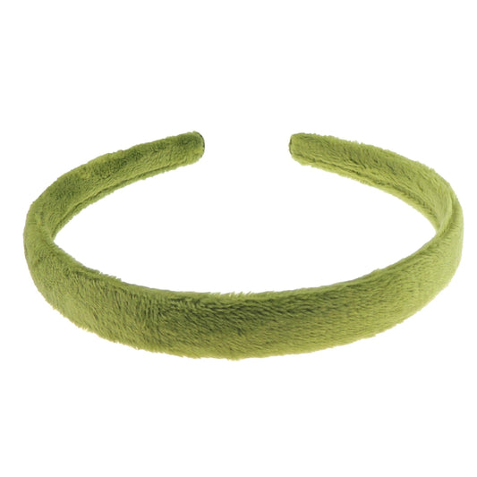 Womens Narrow Soft Plush Velvet Fabric Boho Winter Christmas Birthday Wedding Party Headpiece Hair Head Headband Alice Band (Black)