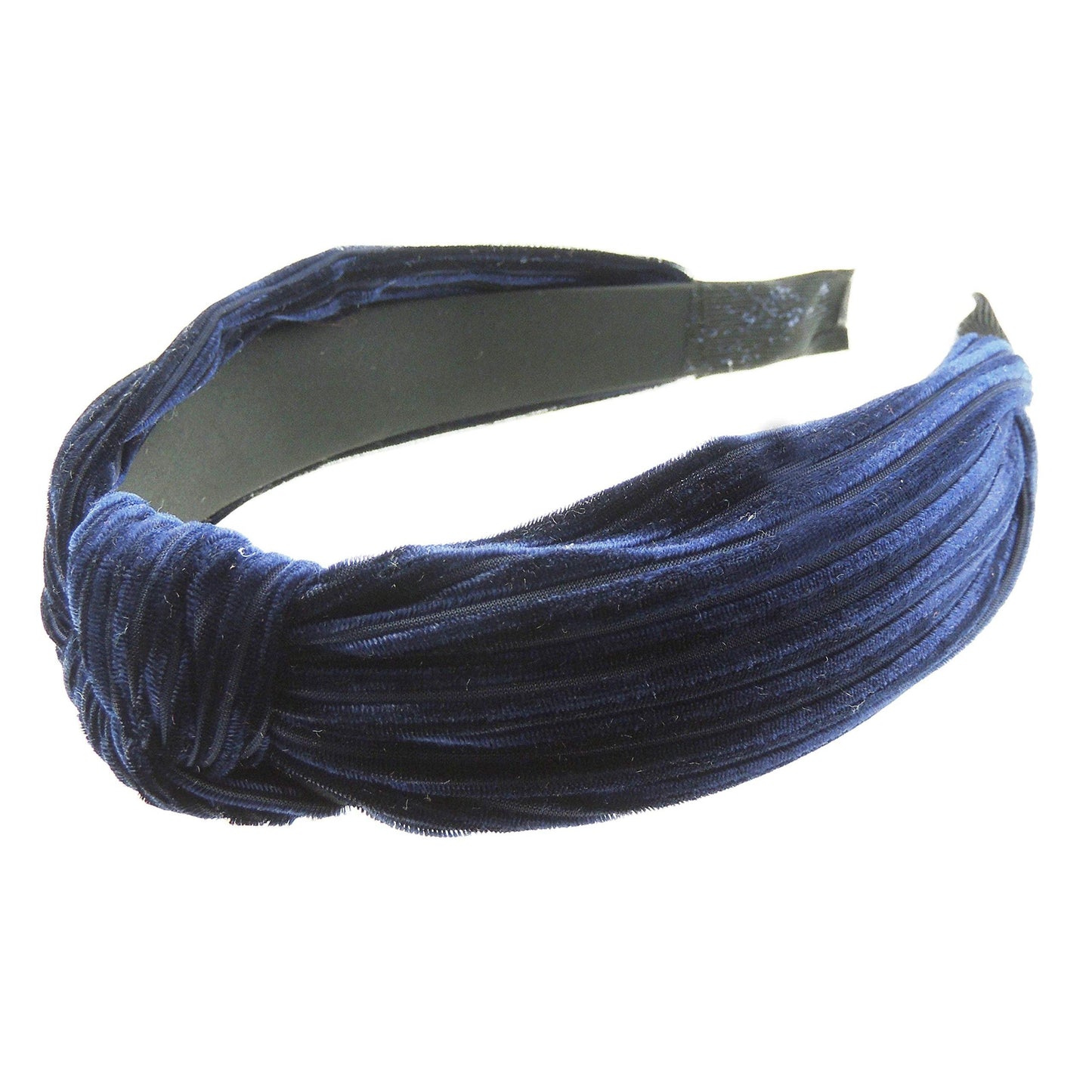 Velvet Evening Top Knot Knotted Twist Twisted Turban Formal Boho Vintage Headband Alice Band Women Hair Accessories Hairband Christmas Birthday Wedding Bridesmaid Party Pin Stripe