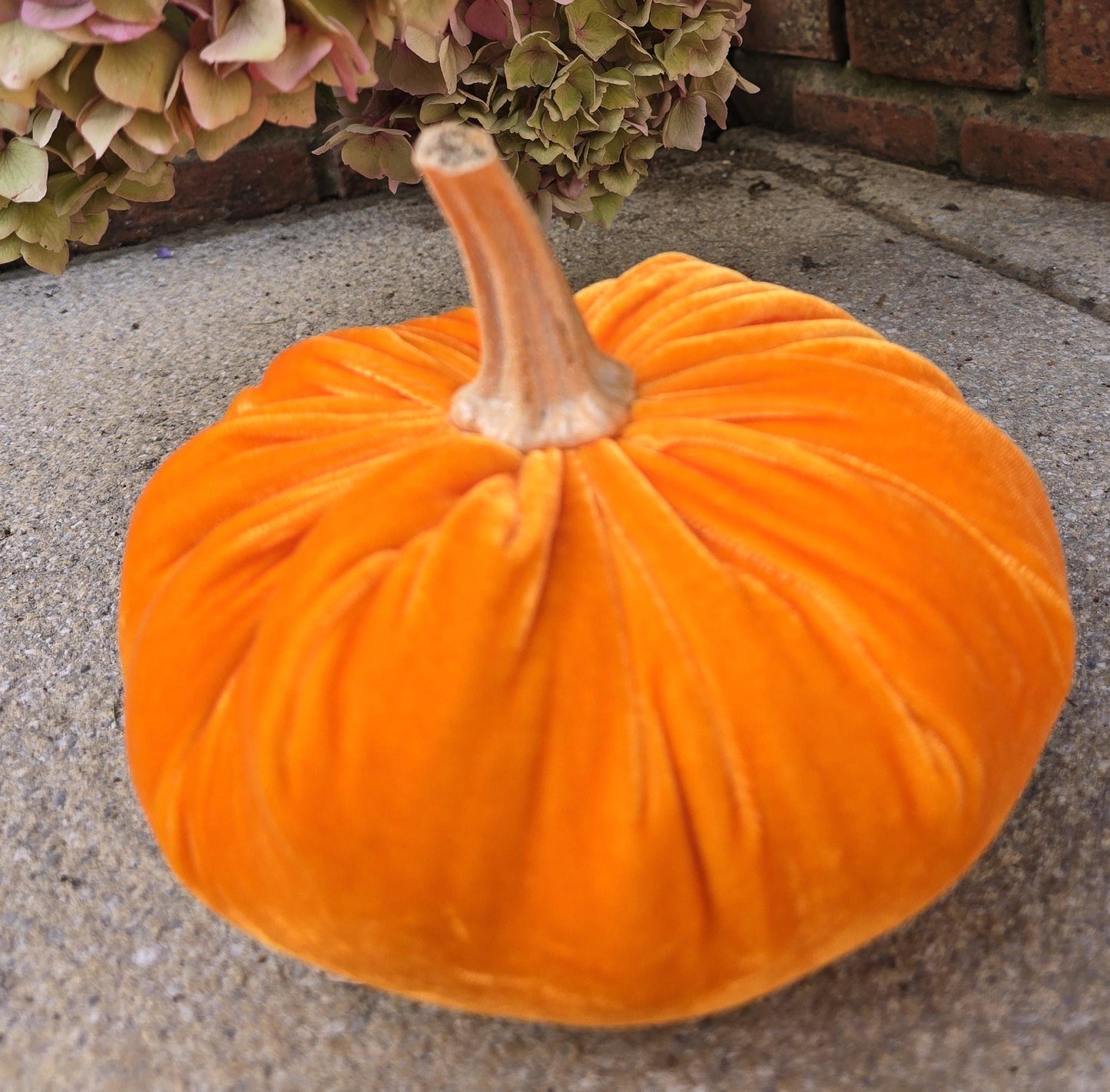LARGE Silk Velvet Pumpkin, Rustic Farmhouse Decor, Wedding Centerpiece,Thanksgiving Table,Hostess Gift Idea Autumn Fall Dark Brown Chocolate