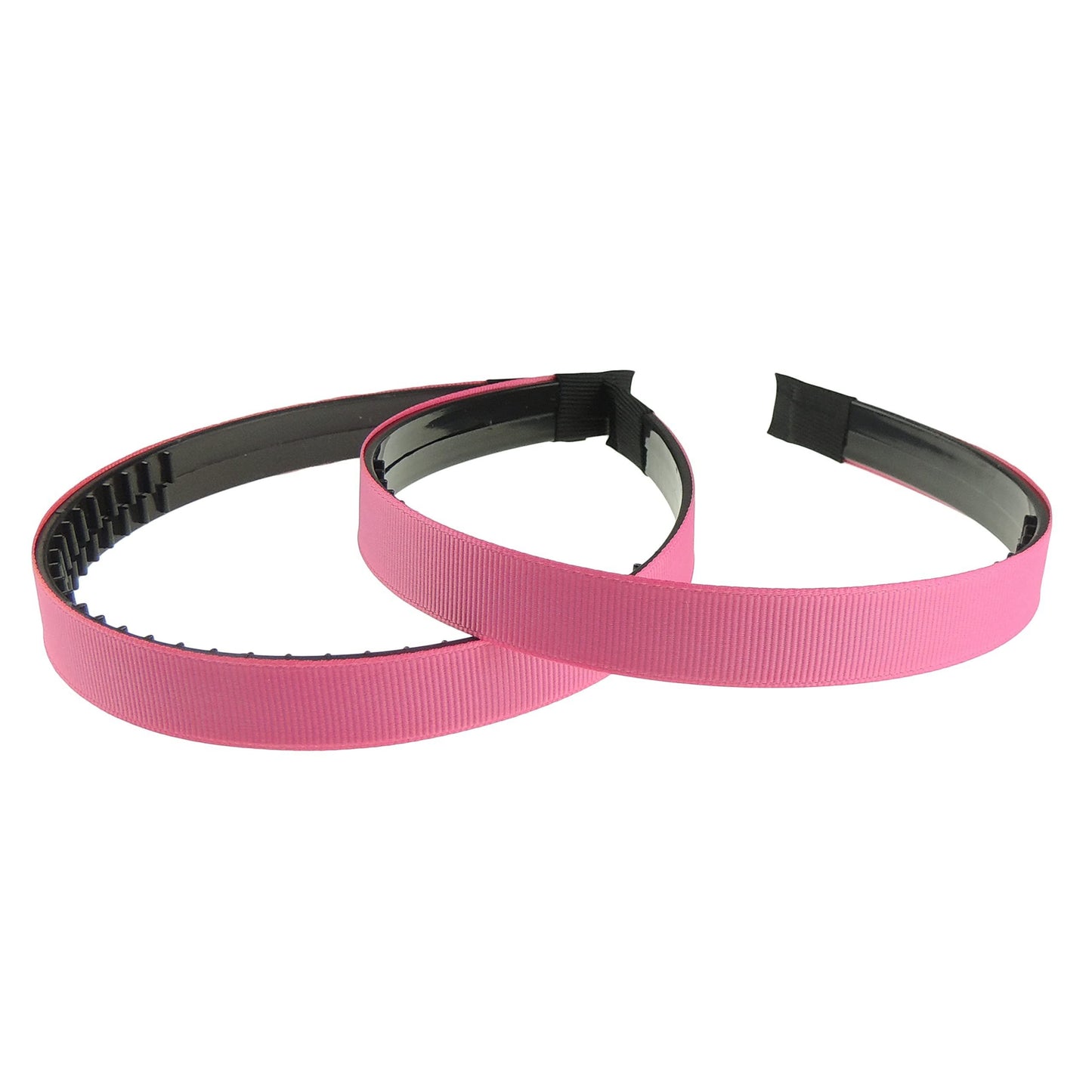 Set of 2 Girls Ladies DIY Dance Recital Play Birthday Party School Uniform Wedding Special Occasion Hair Accessories Narrow Fabric Ribbon Toothed 1.5cm Short Long Hair Headband Alice Band Hairband