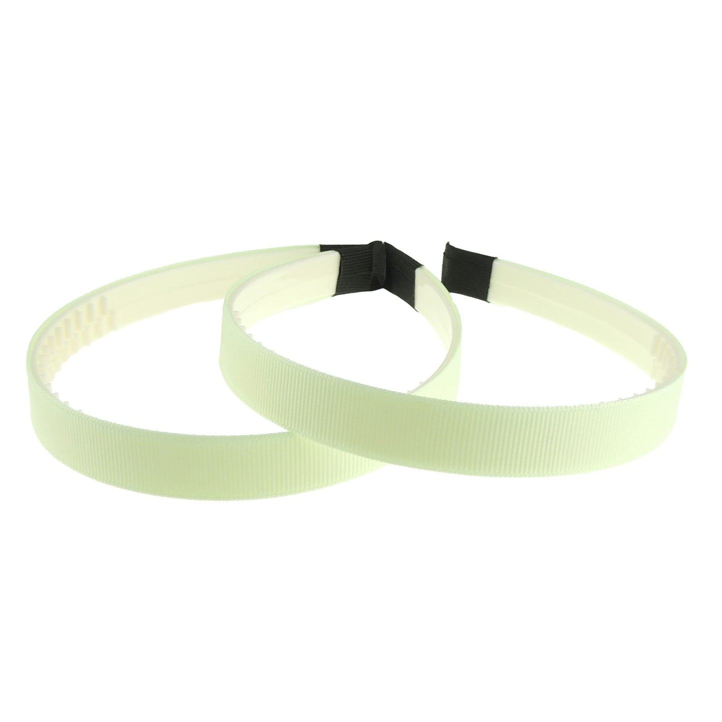 Set of 2 Girls Ladies DIY Dance Recital Play Birthday Party School Wedding Special Hair Accessories Narrow Fabric Ribbon Toothed 1.5cm Short Long Hair Headband Alice Band Hairband