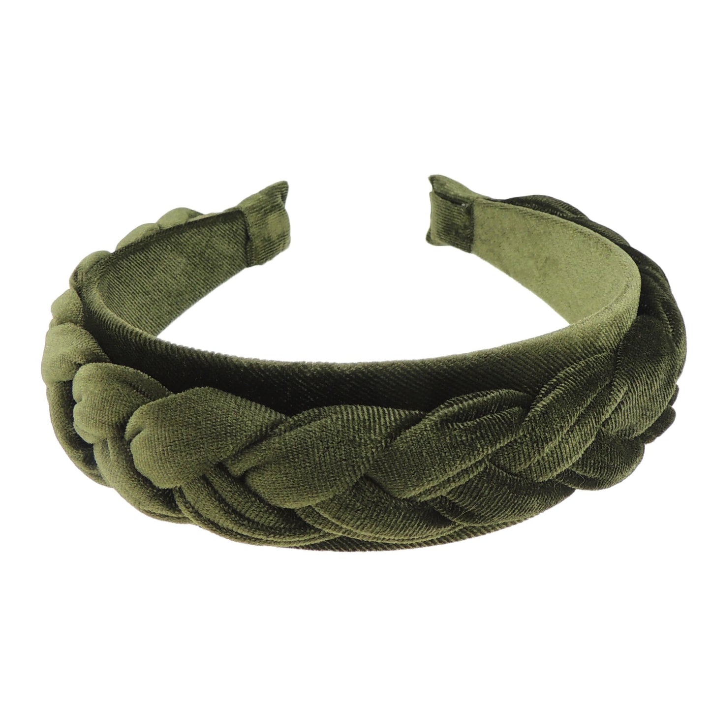 Womens Luxury Occasion Wedding Bridal Party Birthday Christmas Evening Luxury Wide Thick Plaited Braided Twist Turban Padded Velvet Velour Hair Hairband Accessories Headband Alice Band