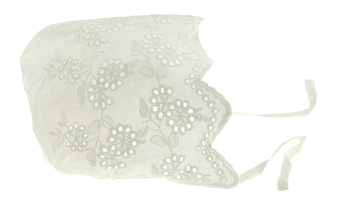 Glamour Girlz Baby Girls Boys Broderie Anglais Baby Bonnet Newborn to 3 Months