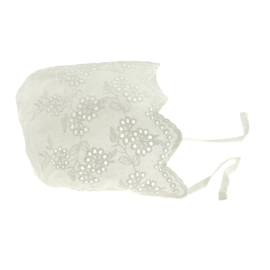 Glamour Girlz Baby Girls Boys Broderie Anglais Baby Bonnet Newborn to 3 Months