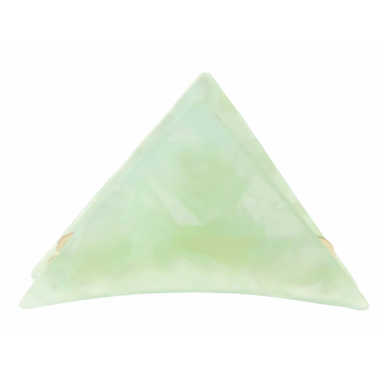 Womens Girls Small Marble Look Bridal Wedding Party Bridesmaid Birthday Headpiece Hair Accessories Bulldog Crab Octopus Jaw Styling Hair Claw Clamp Clip Geometric Triangle